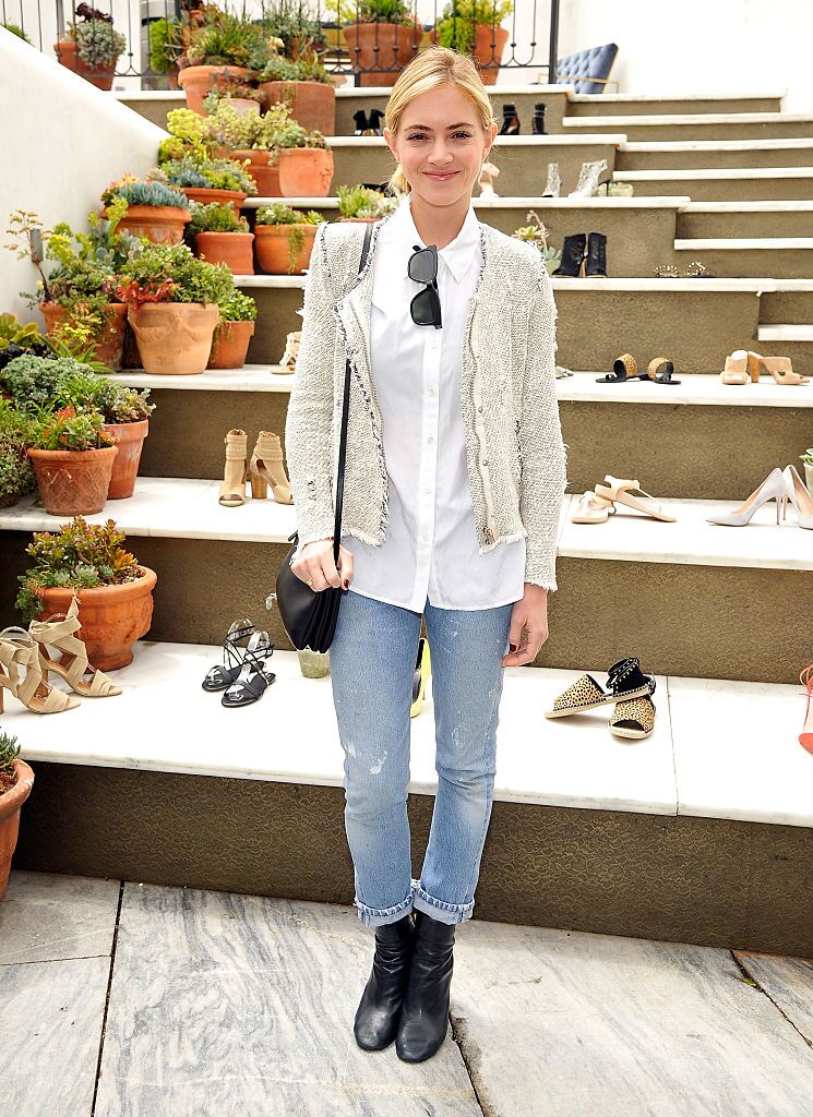 Emily Wickersham attends RAYE shoe launch event hosted by Chrissy Teigen and Hillary Kerr held At Ysabel on May 7, 2015 in West Hollywood, California. | Source: Getty Images