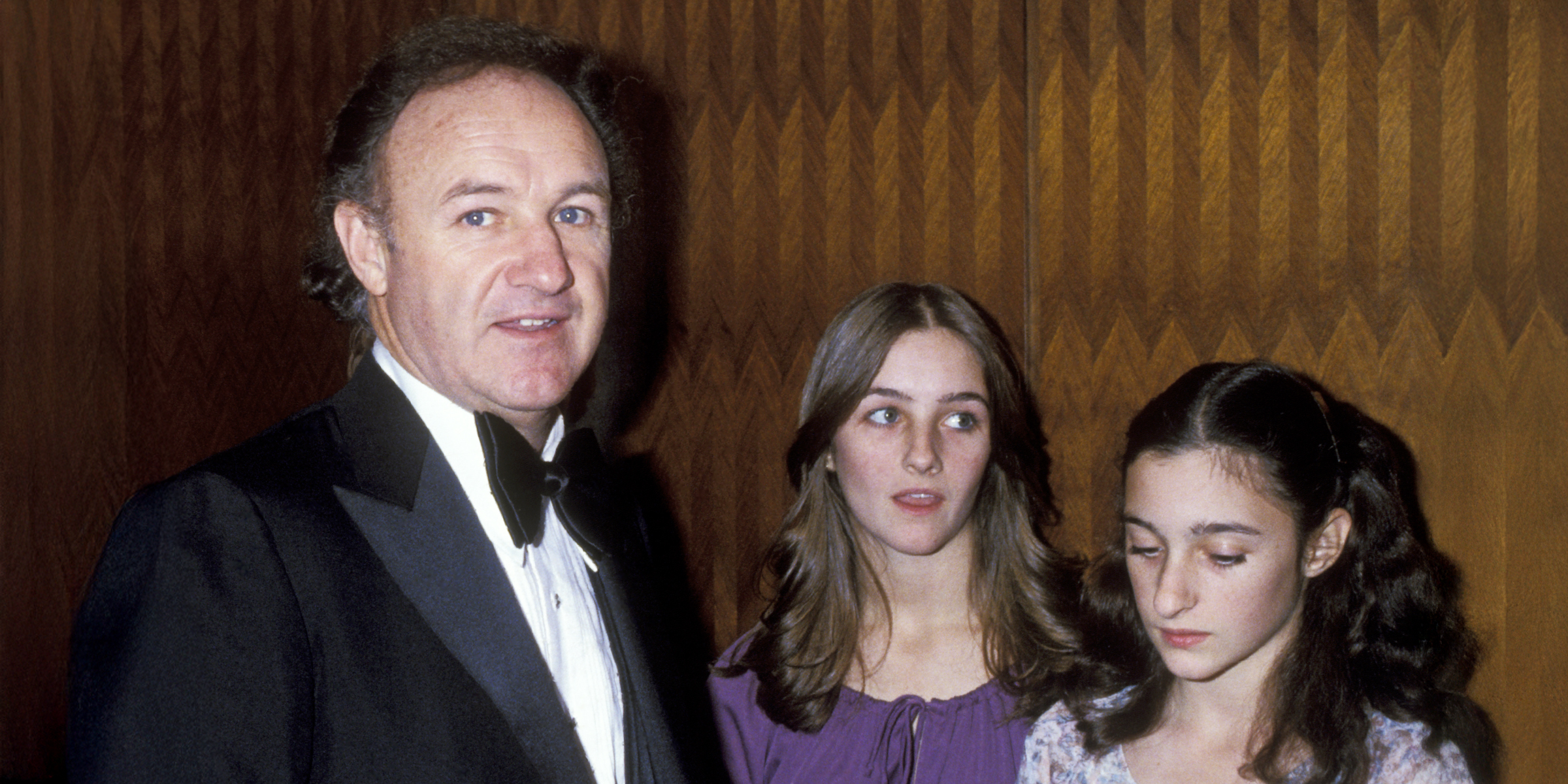 Gene Hackman, Elizabeth Hackman, and Leslie Hackman, 1978 | Source: Getty Images