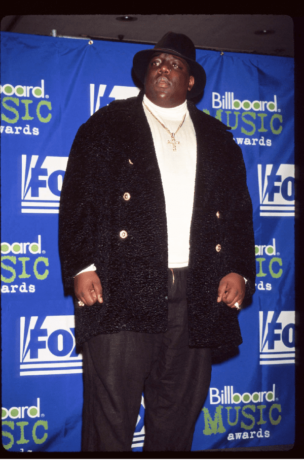Notorious BIG asiste a los Billboard Music Awards de 1995, Nueva York. 6 de diciembre de 1995. | Foto: Getty Images