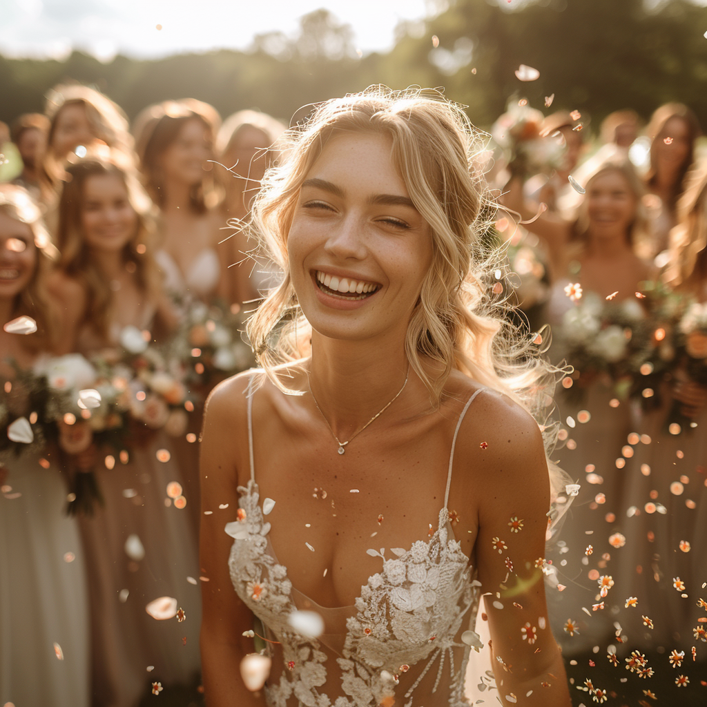 Meredith on her wedding day | Source: Midjourney