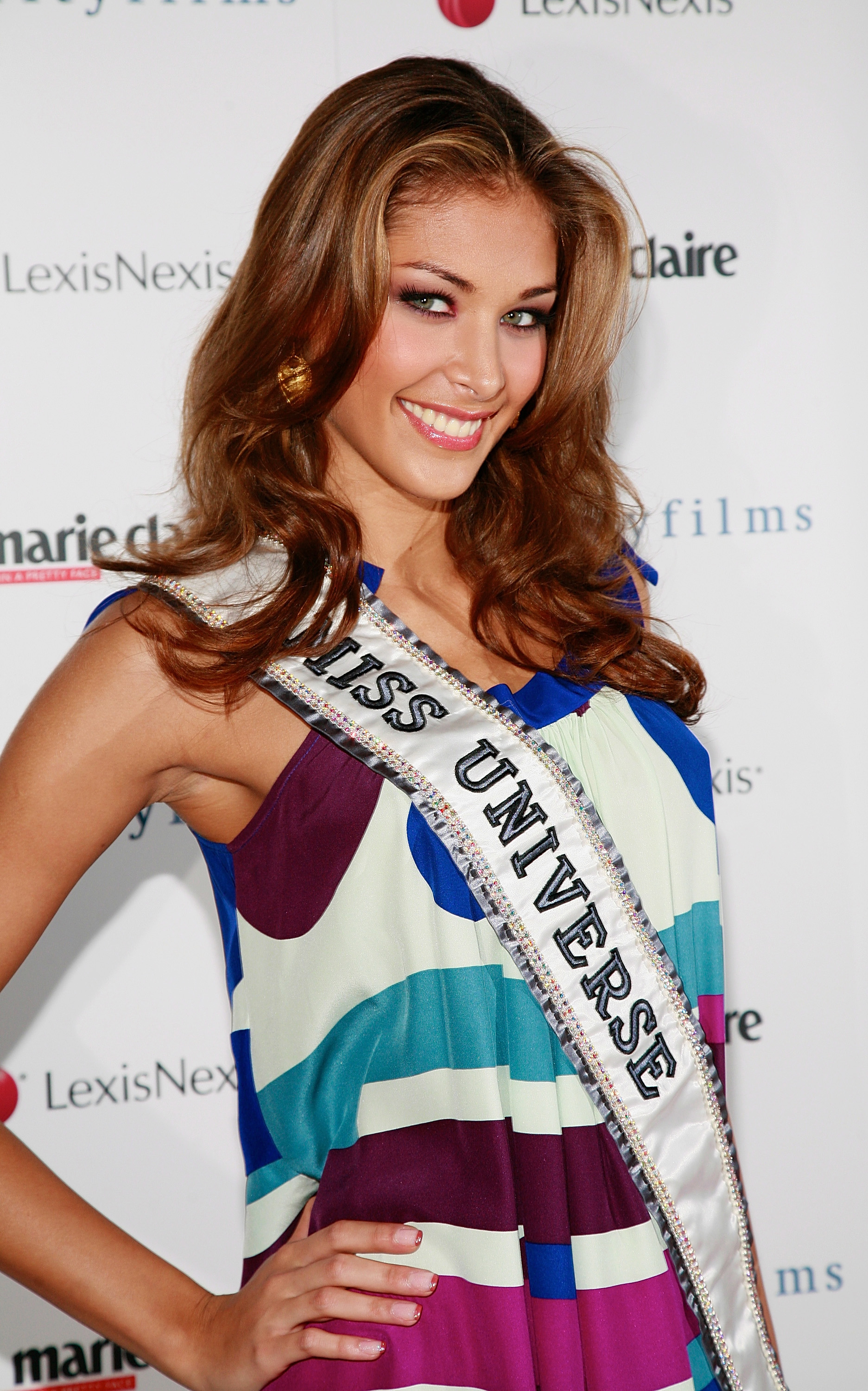 Dayana Mendoza attends a screening of "Holly" at the Hearst Tower on August 5, 2008, in New York City.