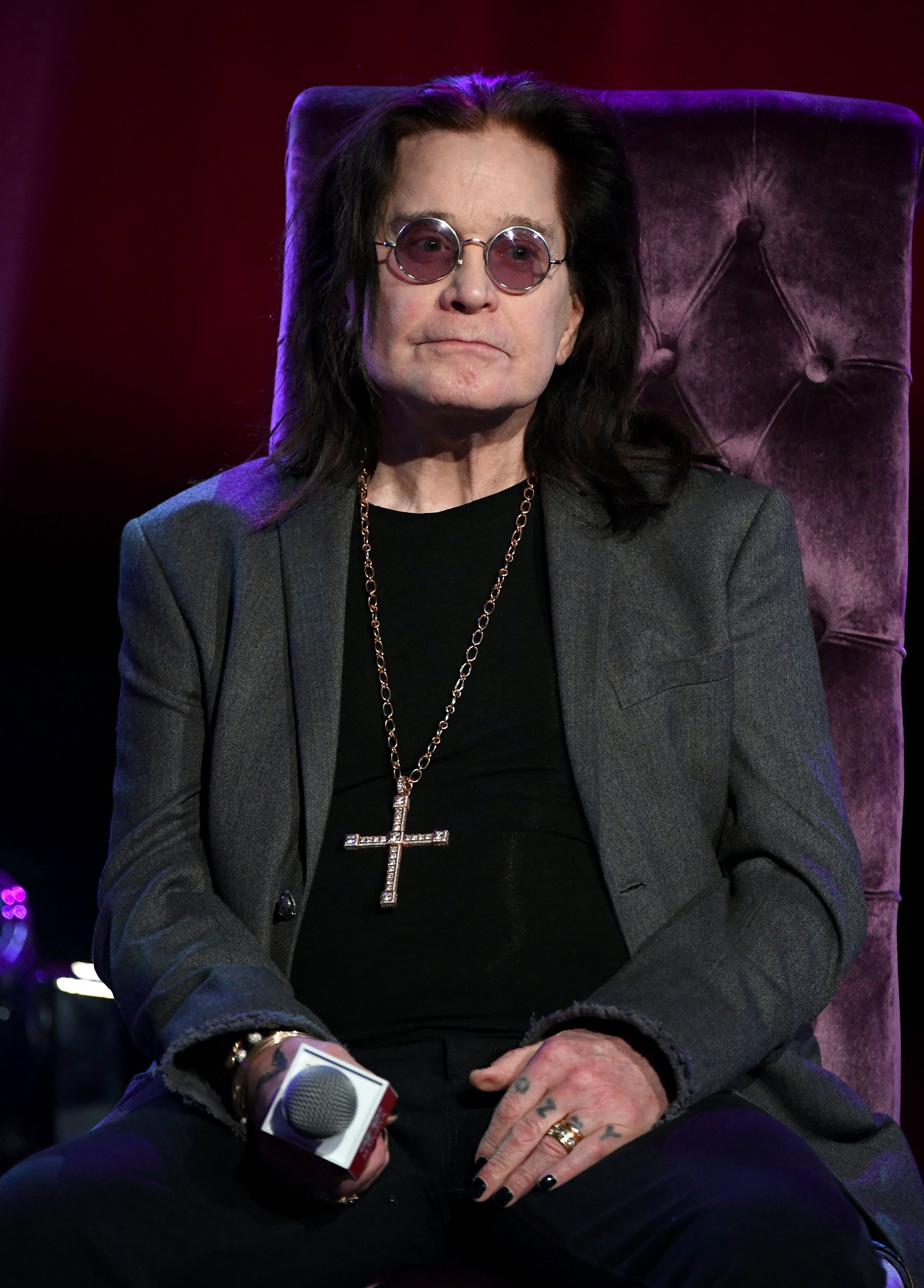 Ozzy Osbourne onstage at the "iHeartRadio ICONS with Ozzy Osbourne: In Celebration of Ordinary Man" event on February 24, 2020, in Burbank, California. | Source: Getty Images