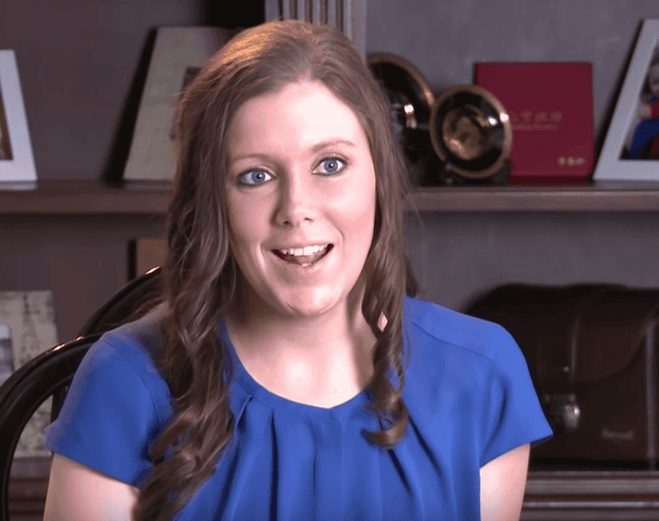 Anna Duggar in a 2014 episode of "Counting On" where she talks about budgeting. | Source: YouTube/TLC