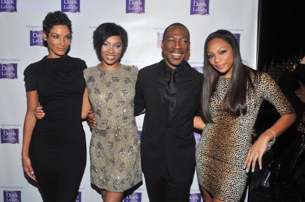 Nicole Murphy, Model Bria Murphy, Actor Eddie Murphy and Shayne Murphy at Juliet Supper Club on January 18, 2011 | Photo: Getty Images Nicole Murphy, Model Bria Murphy, Actor Eddie Murphy and Shayne Murphy at Juliet Supper Club on January 18, 2011 | Photo: Getty Images