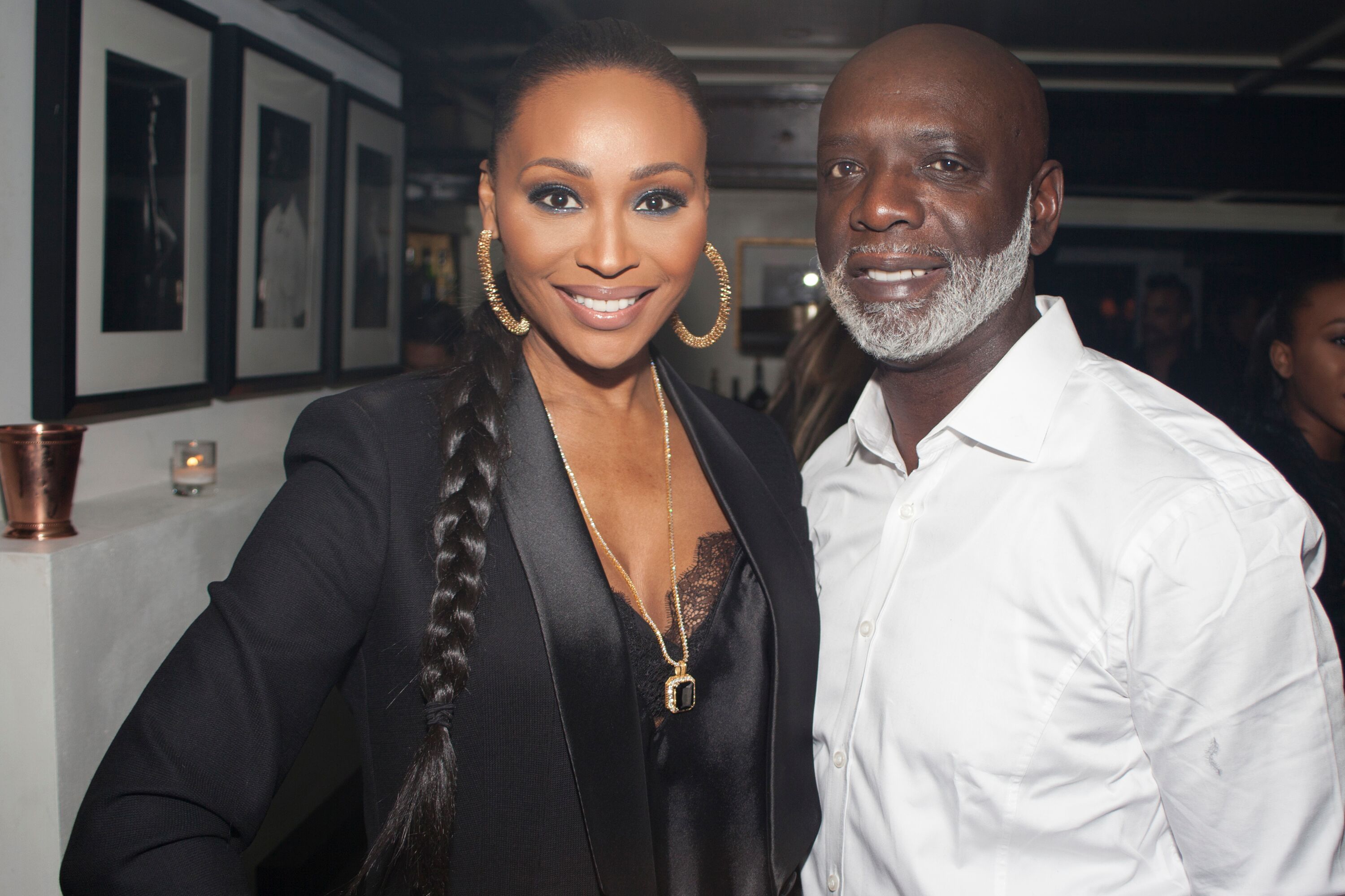 Cynthia Bailey and Peter Thomas attend Cynthia Bailey's Birthday Celebration at Omars La Ranita on February 19, 2016 | Source: Getty Images