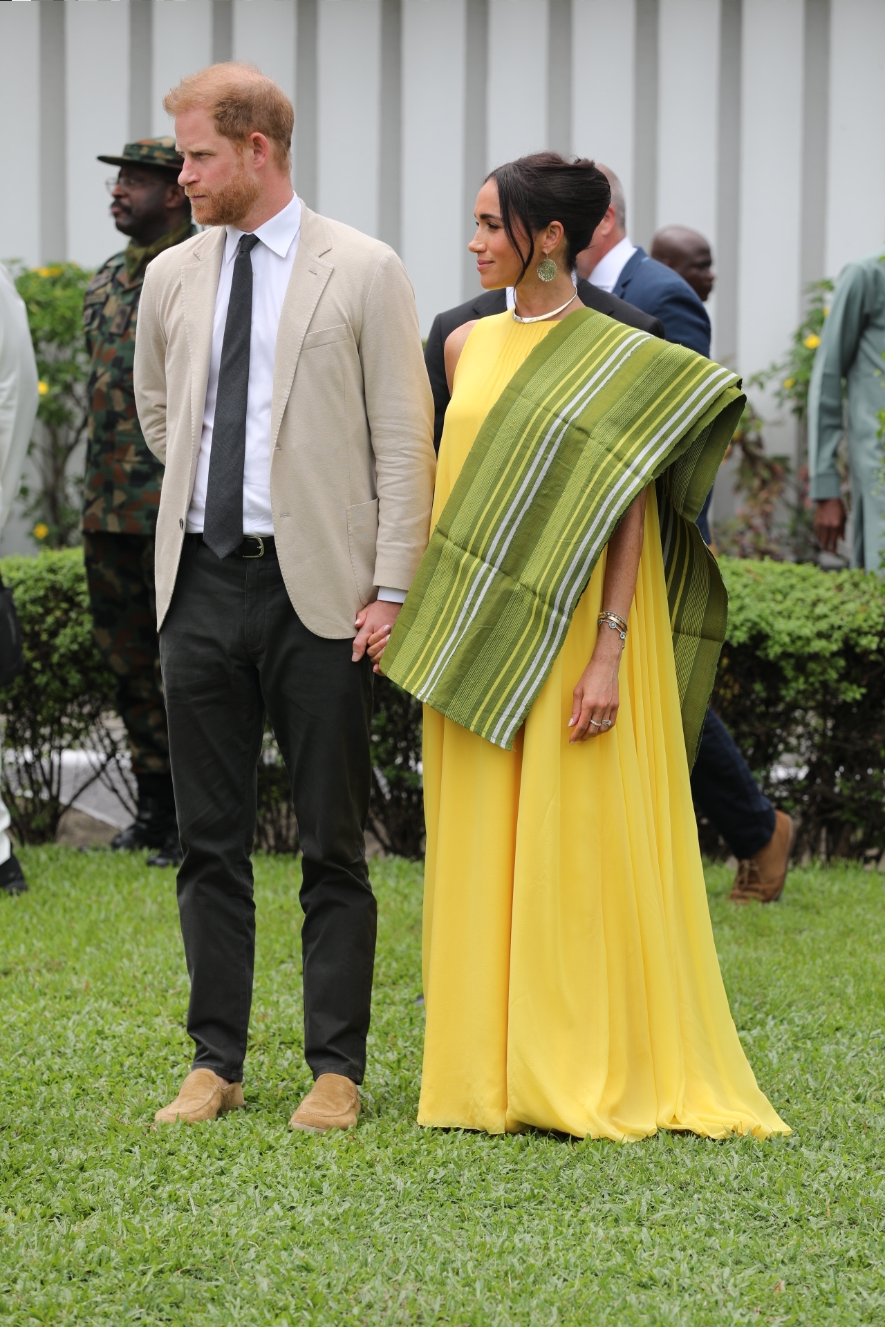Prince Harry and Meghan, Duchess of Sussex in Lagos, Nigeria in 2024 | Source: Getty Images