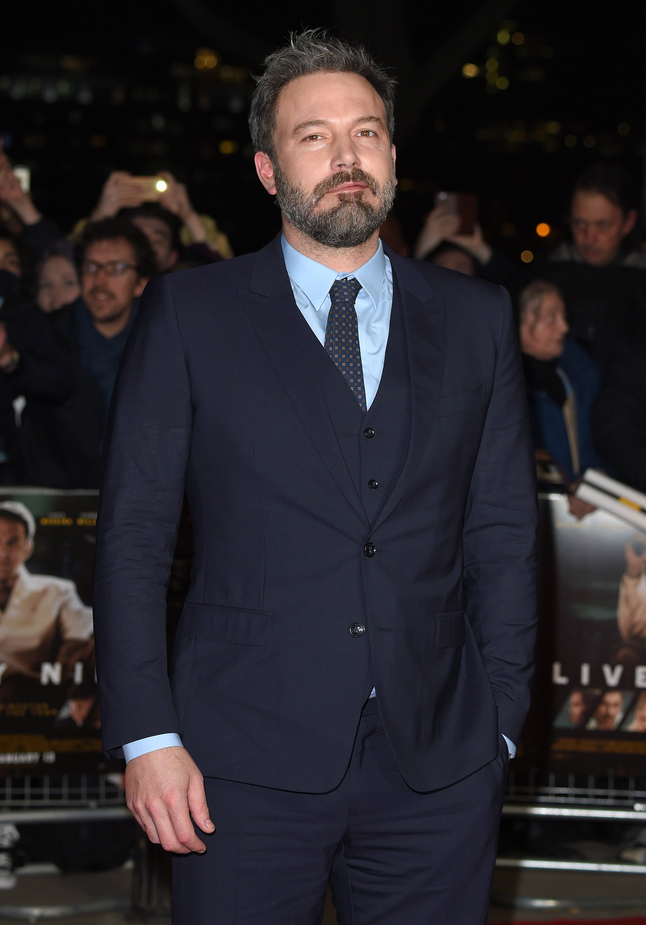 Ben Affleck attends the premiere of "Live By Night" on January 11, 2017 in London, United Kingdom.  | Source: Getty Images