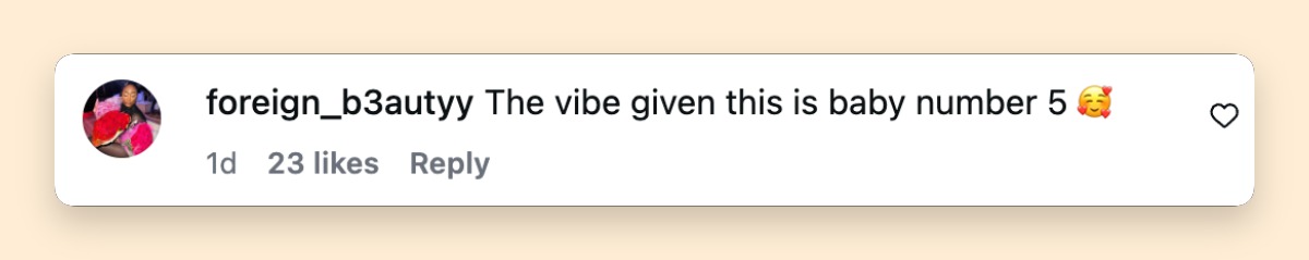 A netizen's comment on Ciara's new look | Source: Instagram/theshaderoom