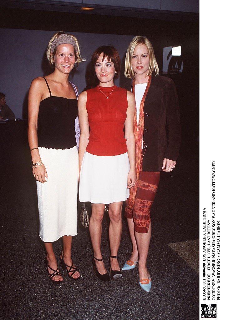 Courtney Wagner, Natasha Gregson Wagner, and Katie Wagner attend the premiere of "First Love, Last Rites" in August 1998 | Photo: Getty Images