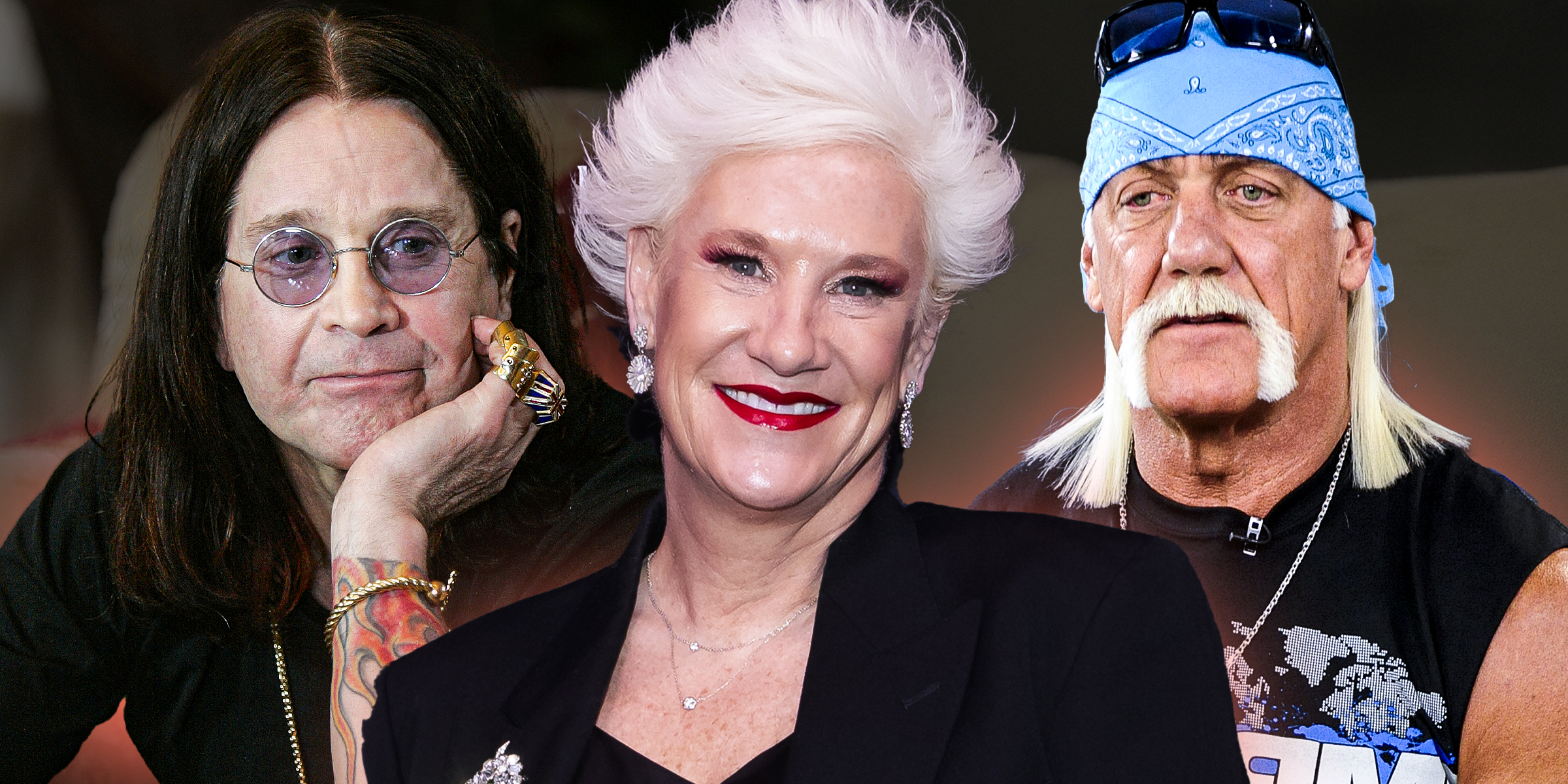 Ozzy Osbourne, Anne Burrell, Hulk Hogan | Source: Getty Images