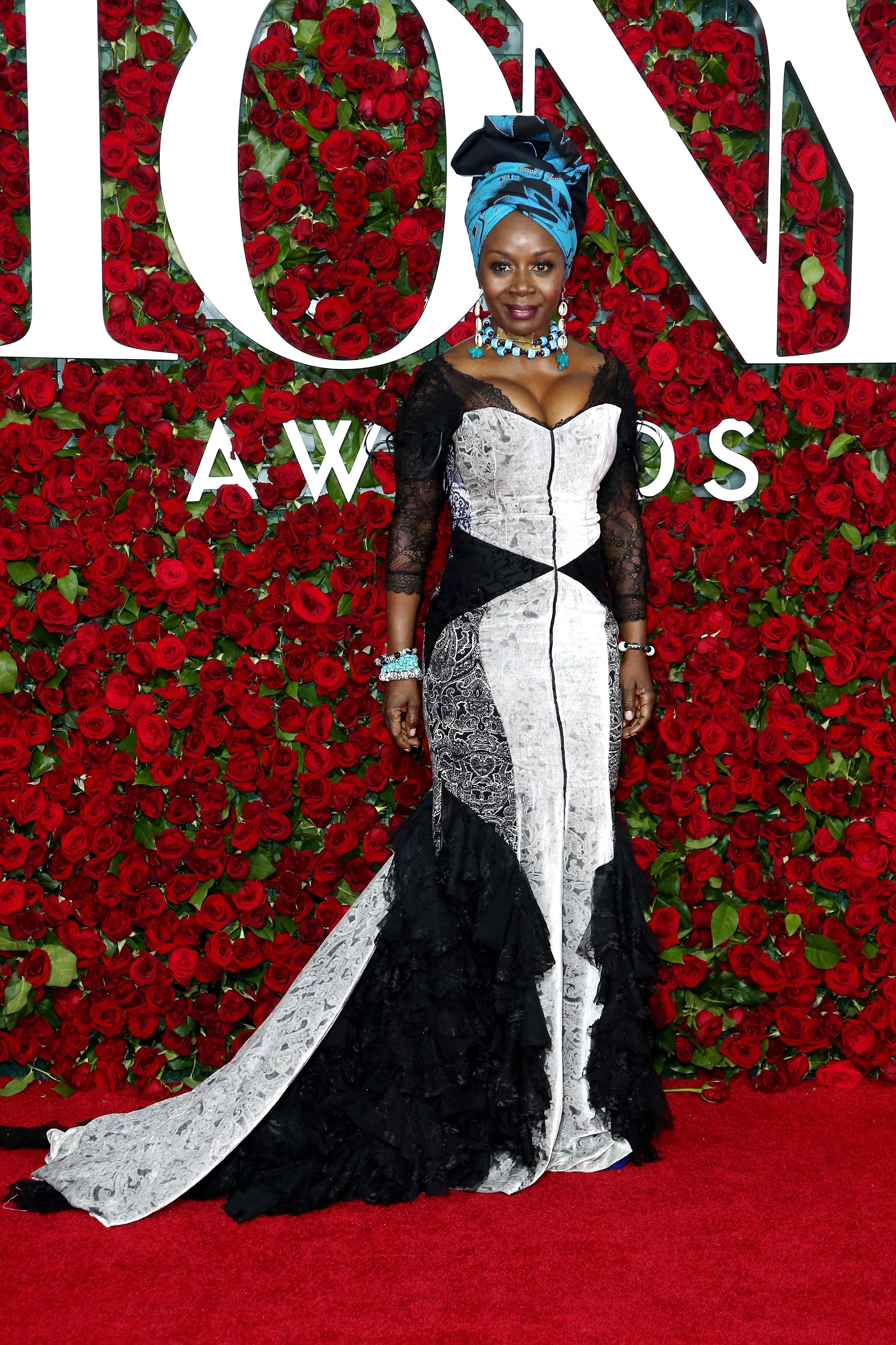 Akosua Busia at the 2016 Tony Awards at The Beacon Theatre on June 12, 2016 | Photo: Getty Images