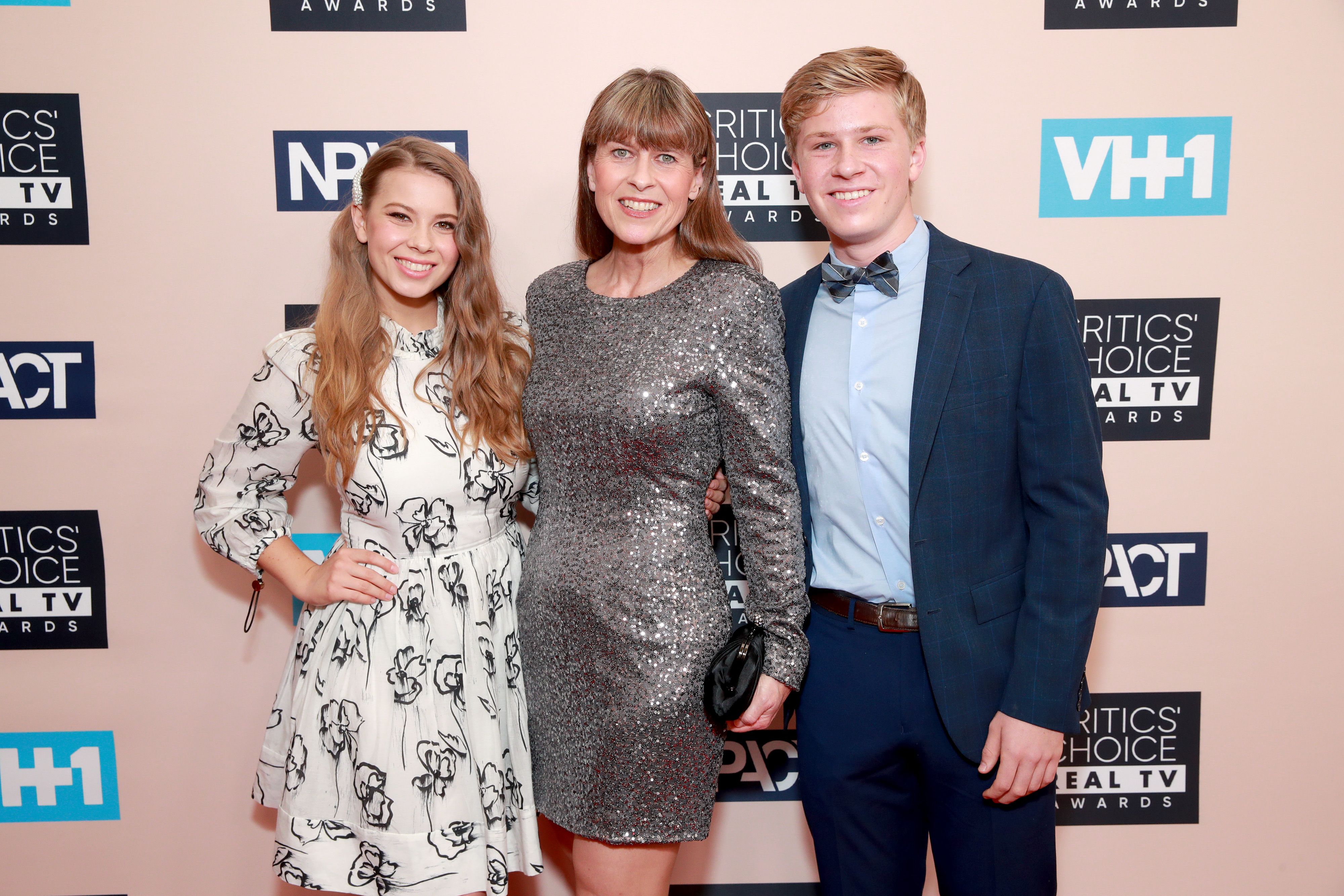 Bindi, Terri, and Robert Irwin at the Critics' Choice Real TV Awards at The Beverly Hilton Hotel on June 02, 2019, in Beverly Hills, California | Photo: Rich Fury/Getty Images