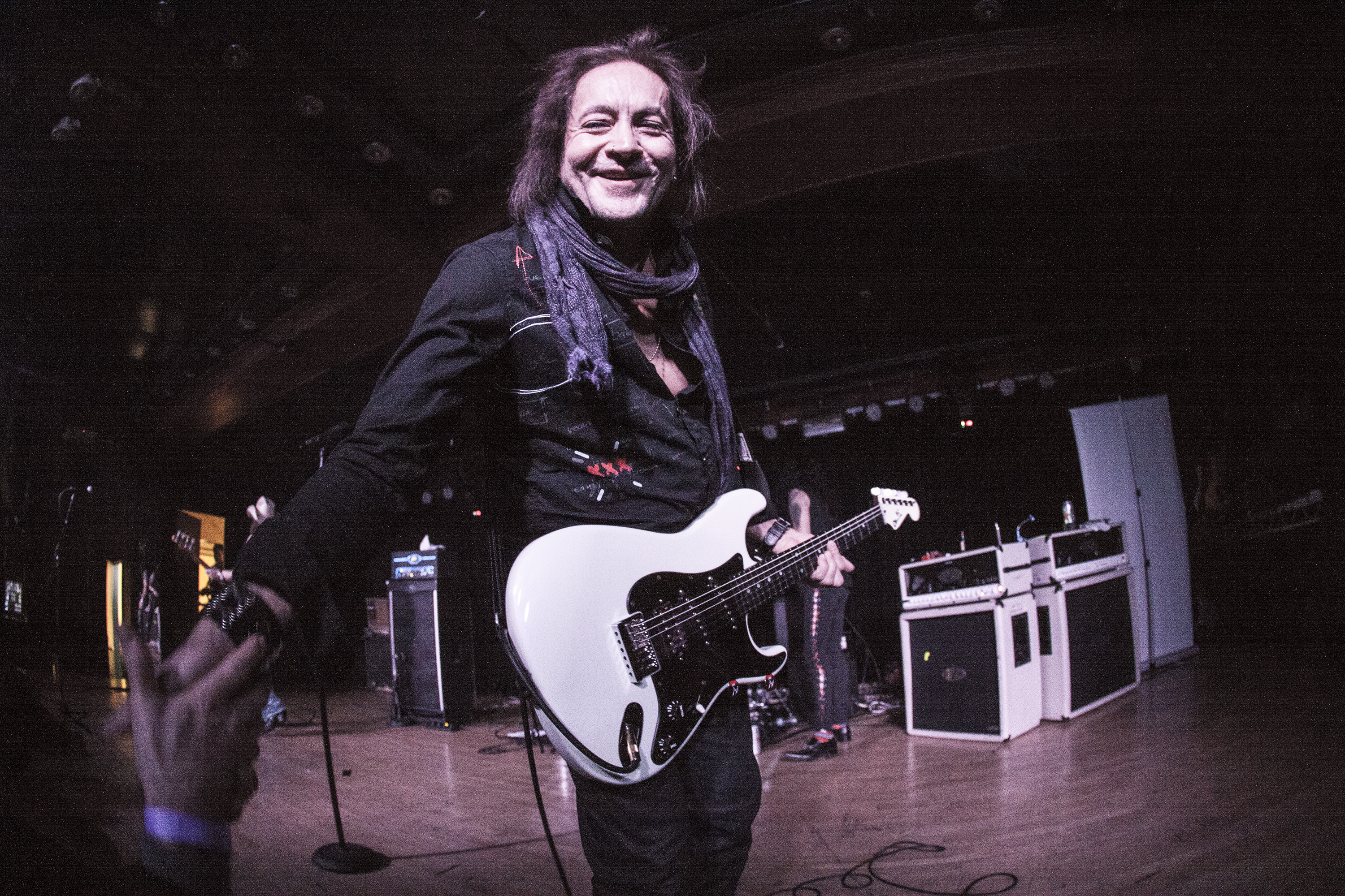 Jake E. Lee and Red Dragon Cartel perform at club Webster Hall on December 2, 2014, in New York City. | Source: Getty Images