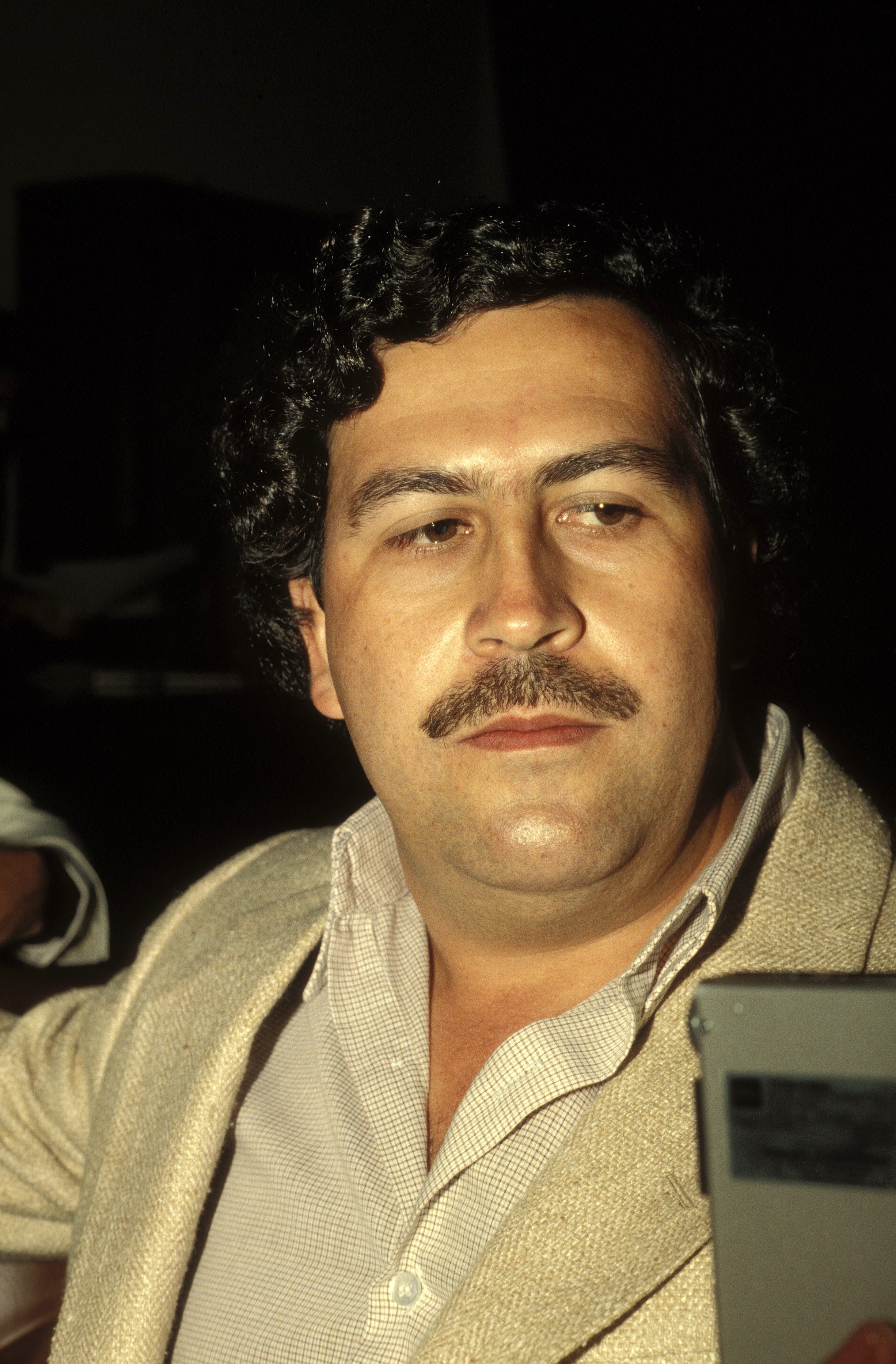 Photo of Pablo Escobar in Colombia in February 1988 | Source: Getty Images