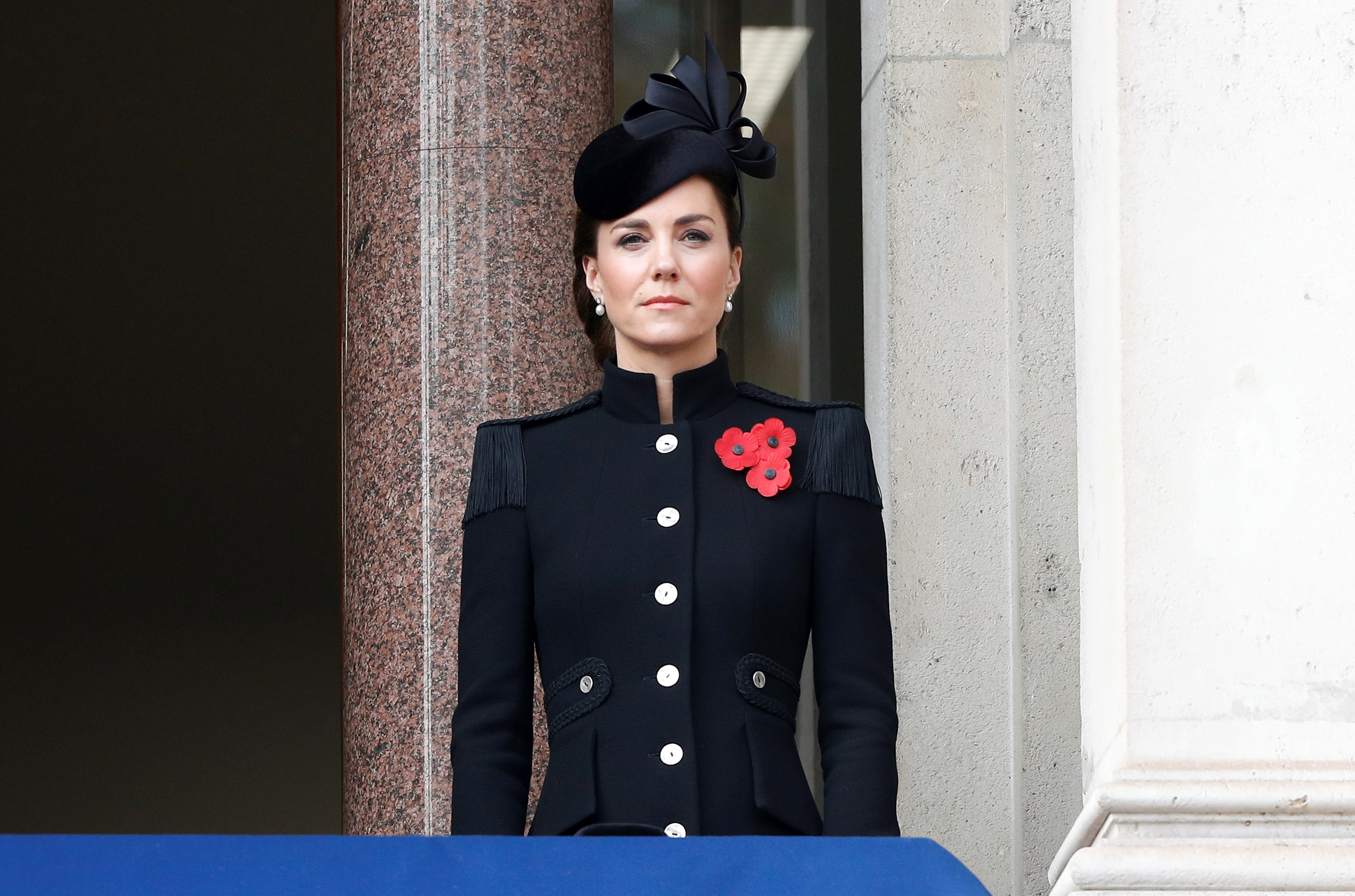 Catherine, Duchess of Cambridge attends a National Service of Remembrance at the Cenotaph in London, England, on November 8, 2020. | Source: Getty Images