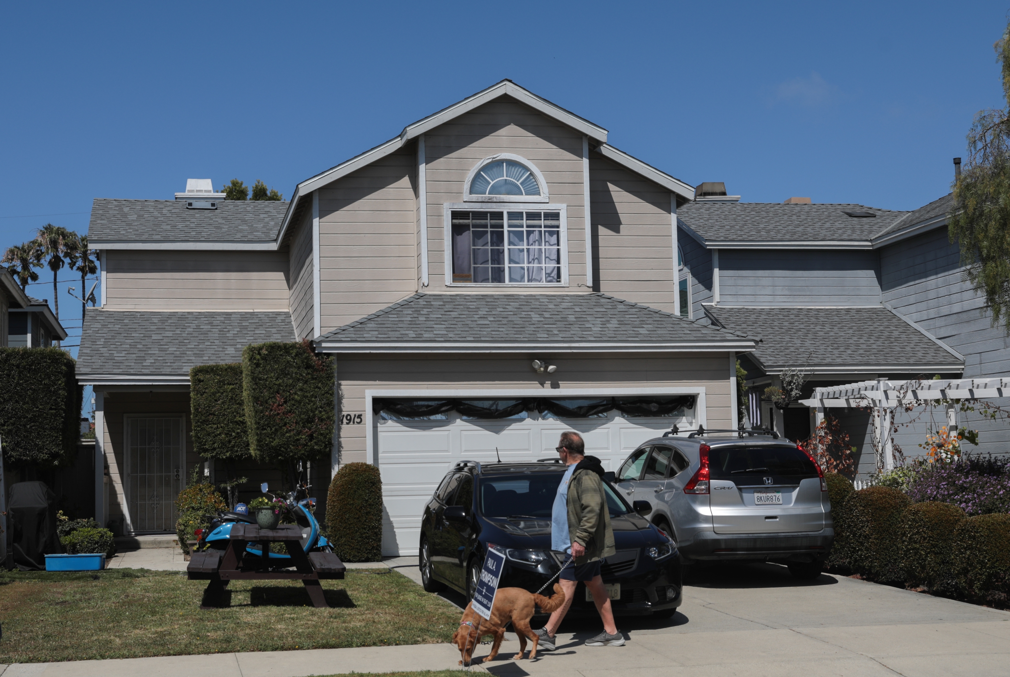 A view of the residence connected to Cole Thomas Allen, the suspected gunman at the White House Correspondents' dinner, on April 26, 2026, in Torrance, California | Source: Getty Images