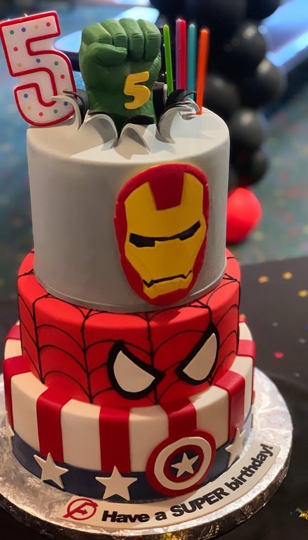 Future Zahir's birthday cake. | Source: Instagram Stories/ciara