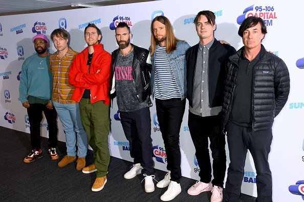 Maroon 5 at Wembley Stadium on June 08, 2019 in London, England. | Photo: Getty Images