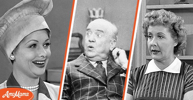 From left: Lucille Ball, William Frawley and Vivian Vance on different scenes on the '50s show "I Love Lucy." | Source: Getty Images