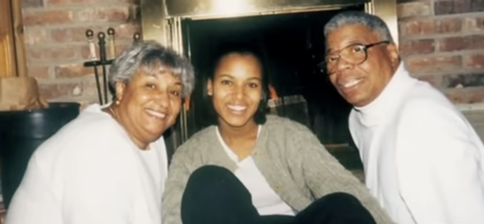 Kerry Washington learned the truth when her parents finally told her she was conceived via a sperm donation. In this throwback photo, she can be seen alongside her parents during an appearance shared on "Good Morning America" on September 24, 2023. | Source: YouTube/Good Morning America
