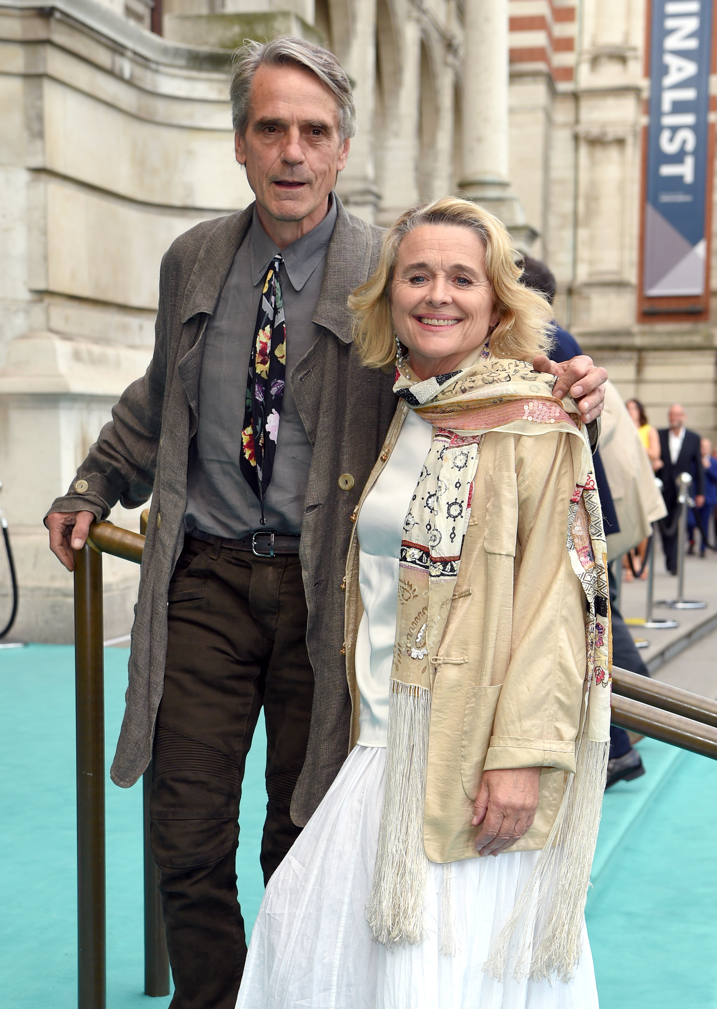 Jeremy Irons and Sinead Cusack at the V&A Summer Party on June 22, 2016, in London. | Source: Getty Images