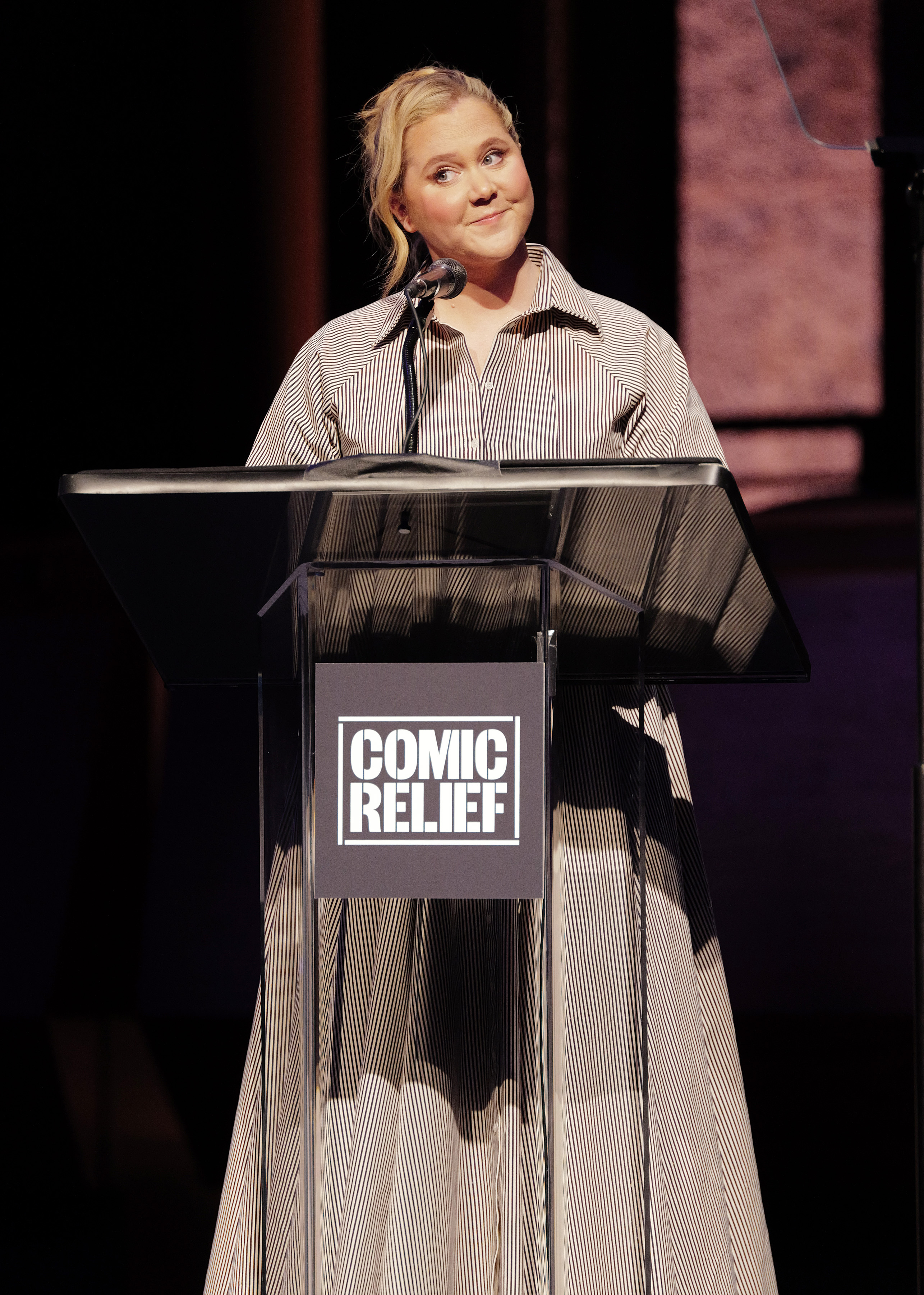 Amy Schumer during the Inaugural Icon Award at Comic Relief Live on December 9, 2024, in New York. | Source: Getty Images