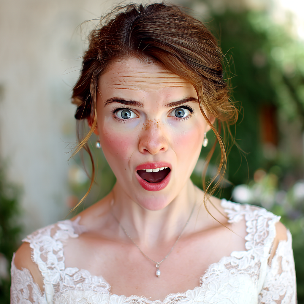 An upset bride | Source: Midjourney