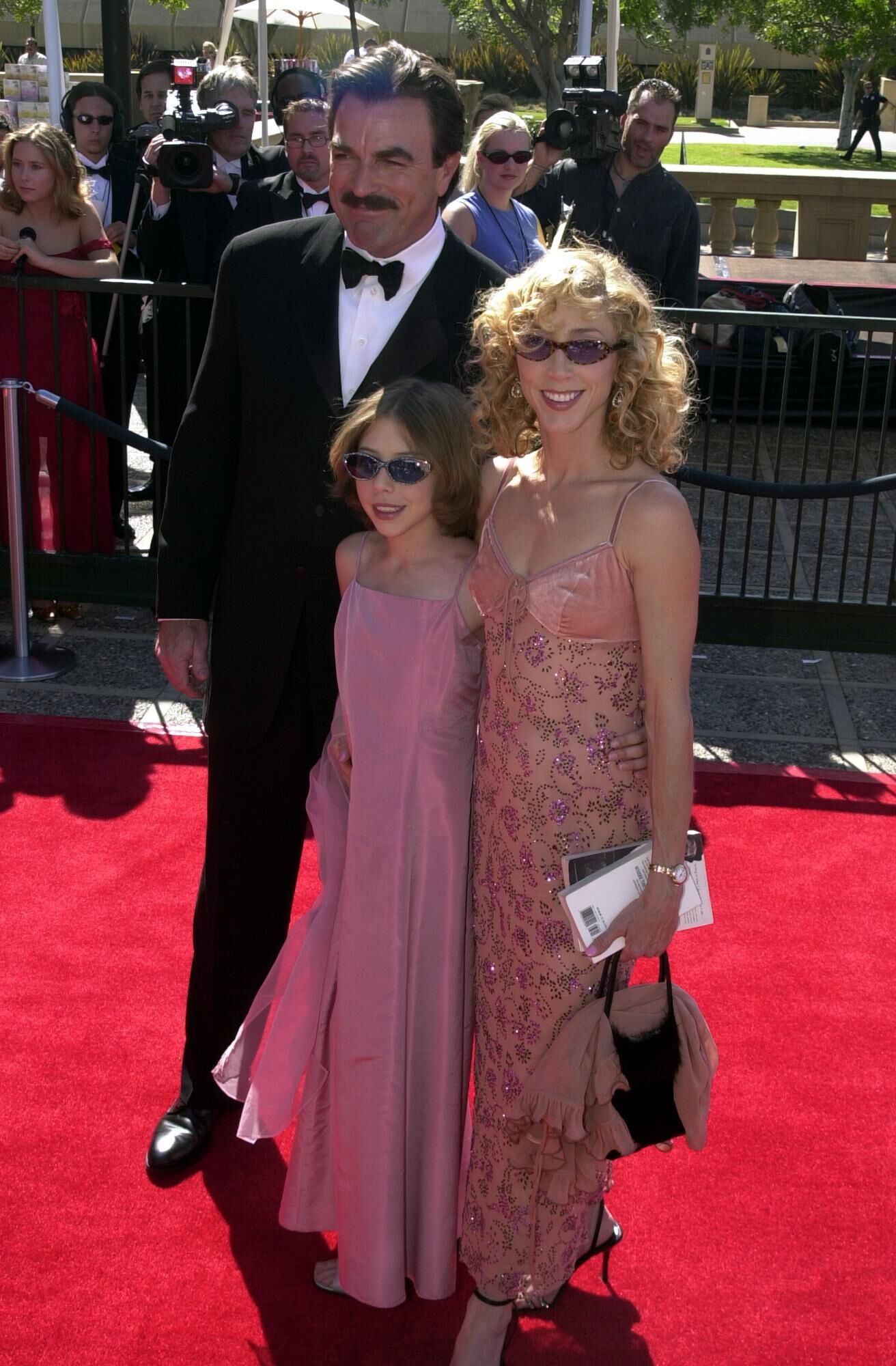  Tom Selleck and family arrive August 26, 2000 at the Creative Emmy Awards held at the Pasadena Civic Center  | Getty Images