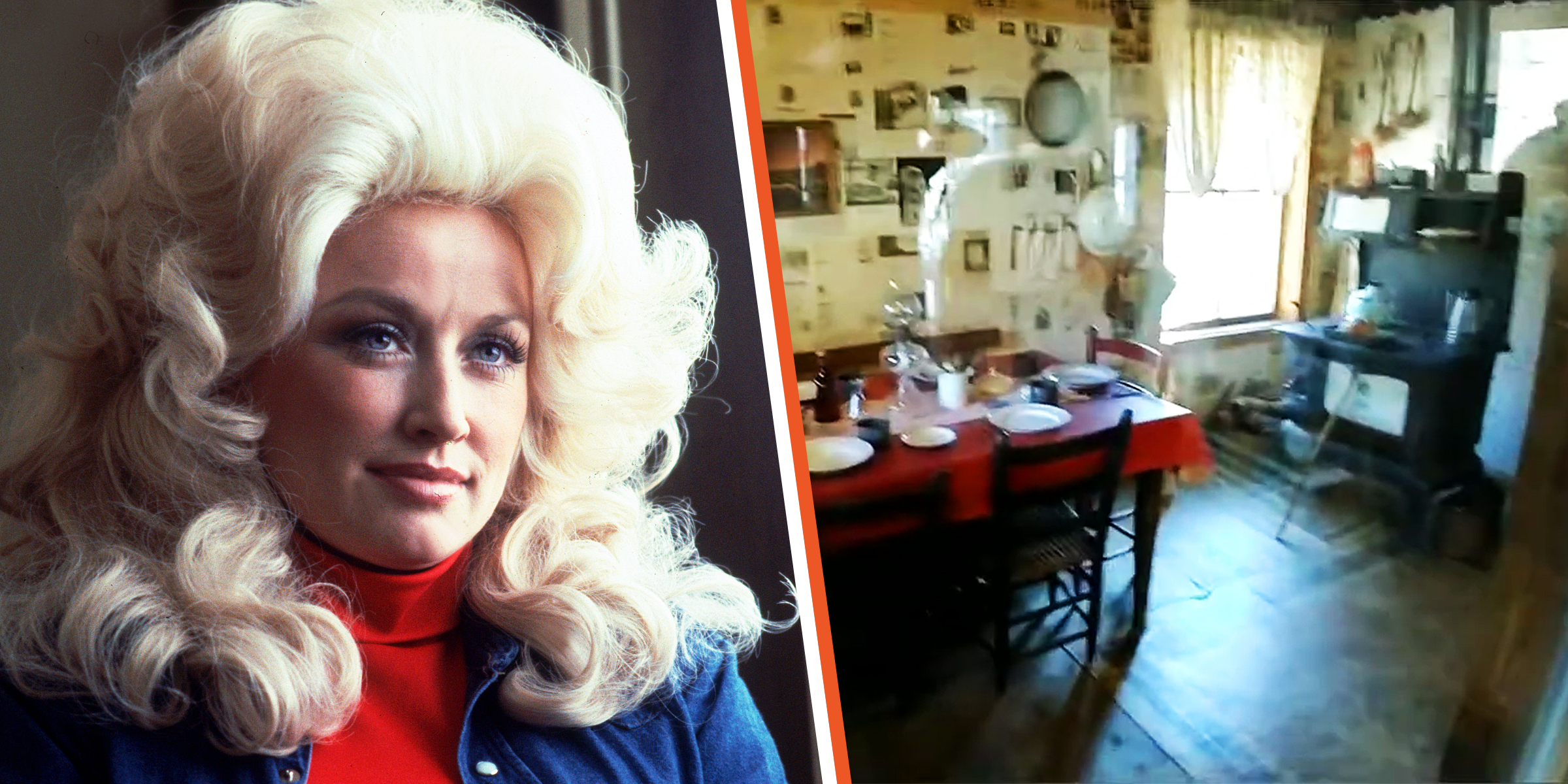 Dolly Parton | Replica of Dolly Parton's Childhood Home | Source: Getty Images | Youtube.com/OurShowOurStory