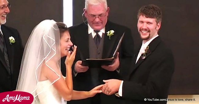Man stands at the altar and his soon-to-be bride starts laughing hysterically (video)