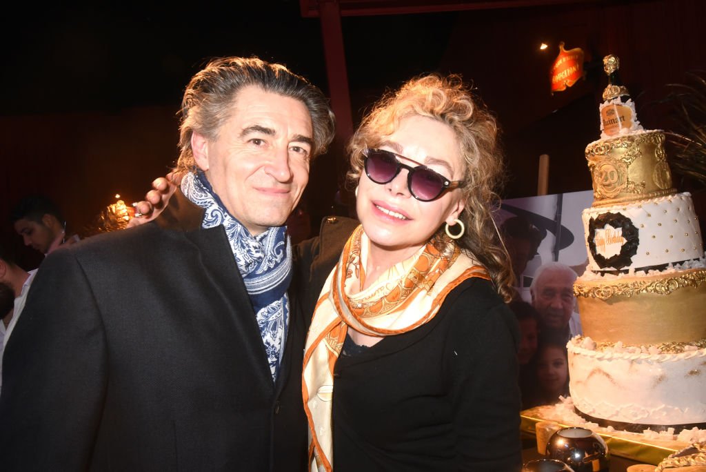 Le chef Jean Pierre Jacquin et l'actrice Grace de Capitani assistent à la fête du 80e anniversaire de Marcel Campion au Cirque d'Hiver le 17 février 2020 à Paris, France. | Photo : Getty Images.