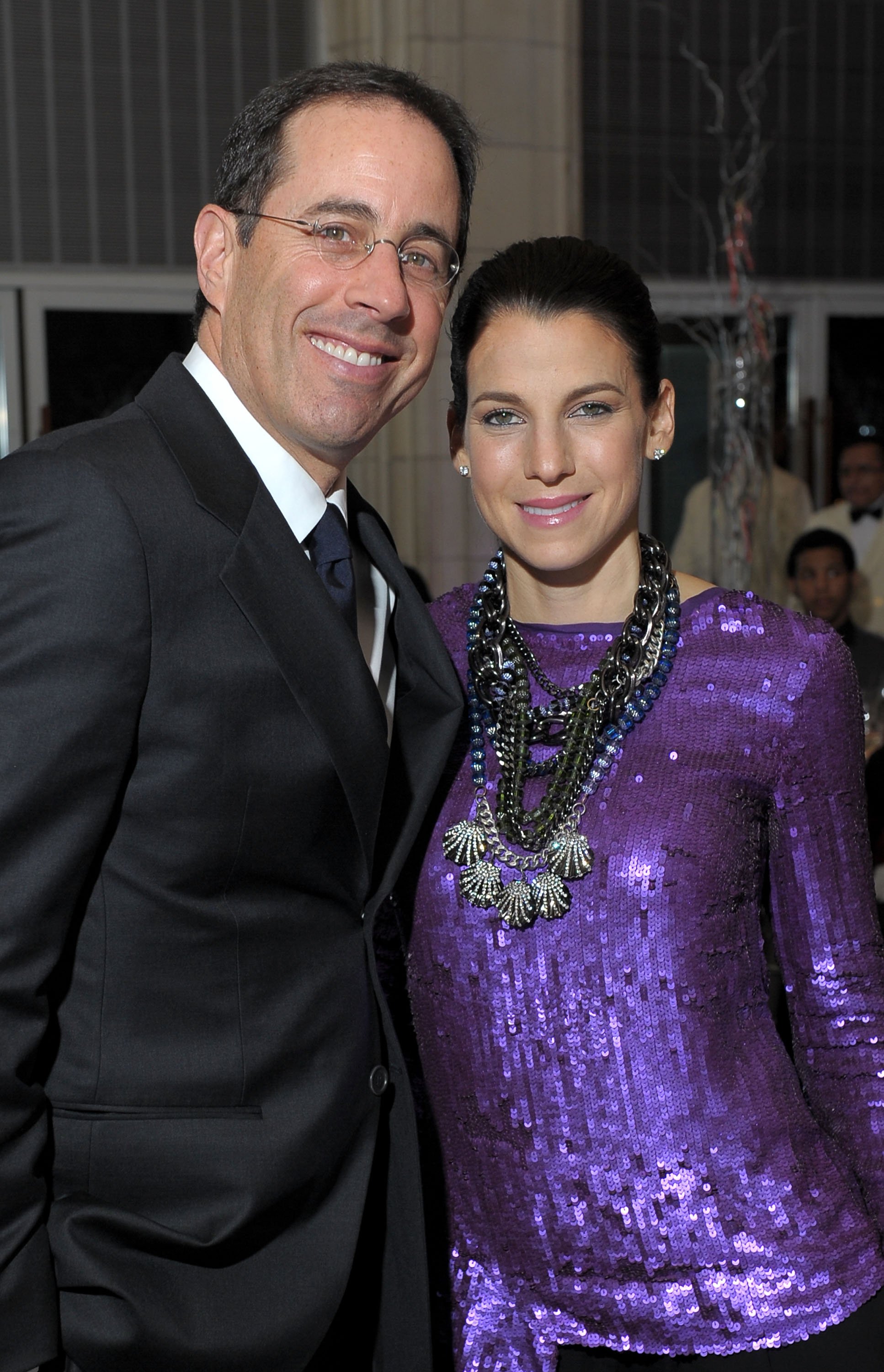 Jerry Seinfeld and Jessica Seinfeld at the 20th Anniversary Celebration of the Children's Defense Fund's Beat the Odds Program at Guastavino's on December 6, 2010 in New York City. | Source: Getty Images