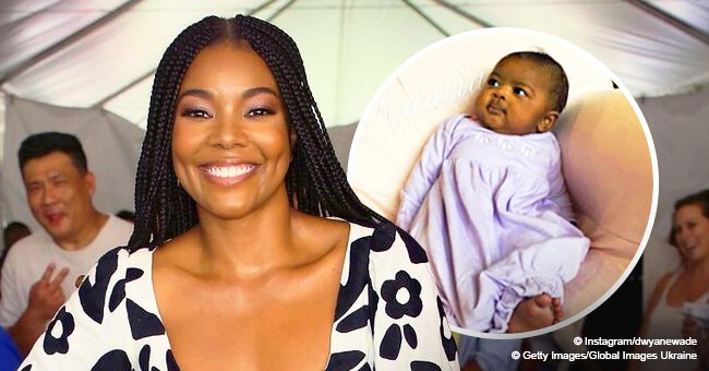 Gabby Union's daughter Kaavia steals hearts in purple dress with basketball embroidery in new pic