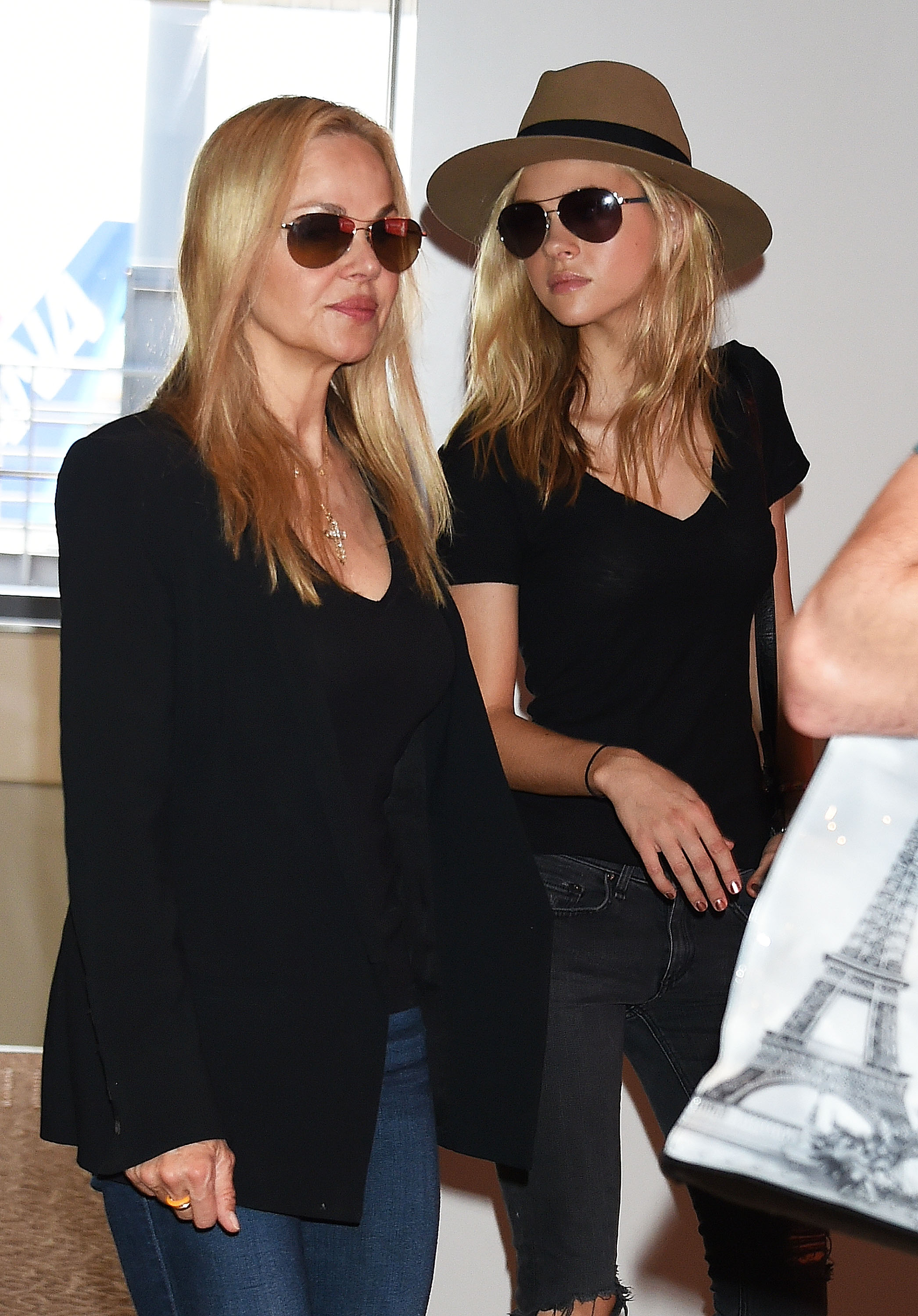 Nicola Peltz and her mother model Claudia are seen upon arrival at Narita International Airport in Tokyo, Japan on July 27, 2014. | Source: Getty Images