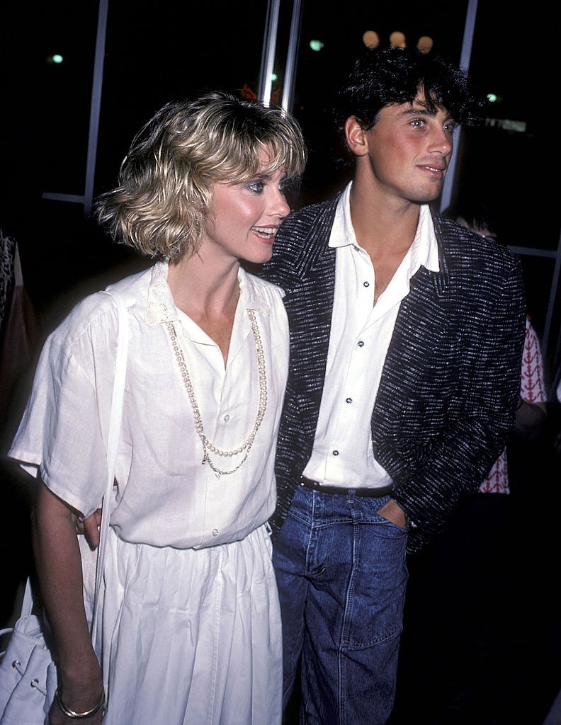  Olivia Newton-John and Matt Lattanzi attend the ABC Television Fall Season Kick-Off Party on September 19, 1984, at Century Plaza Hotel in Los Angeles, California. | Source: Getty Images