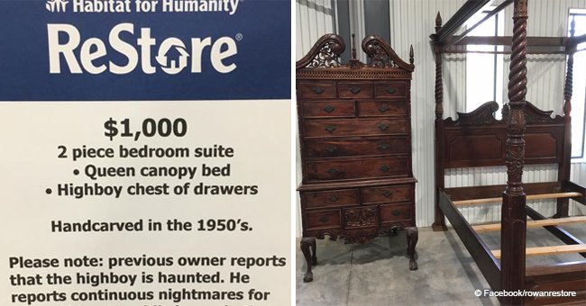 NC Thrift Store Sells off Haunted Furniture That Owner Said Caused ‘Continuous Nightmares’