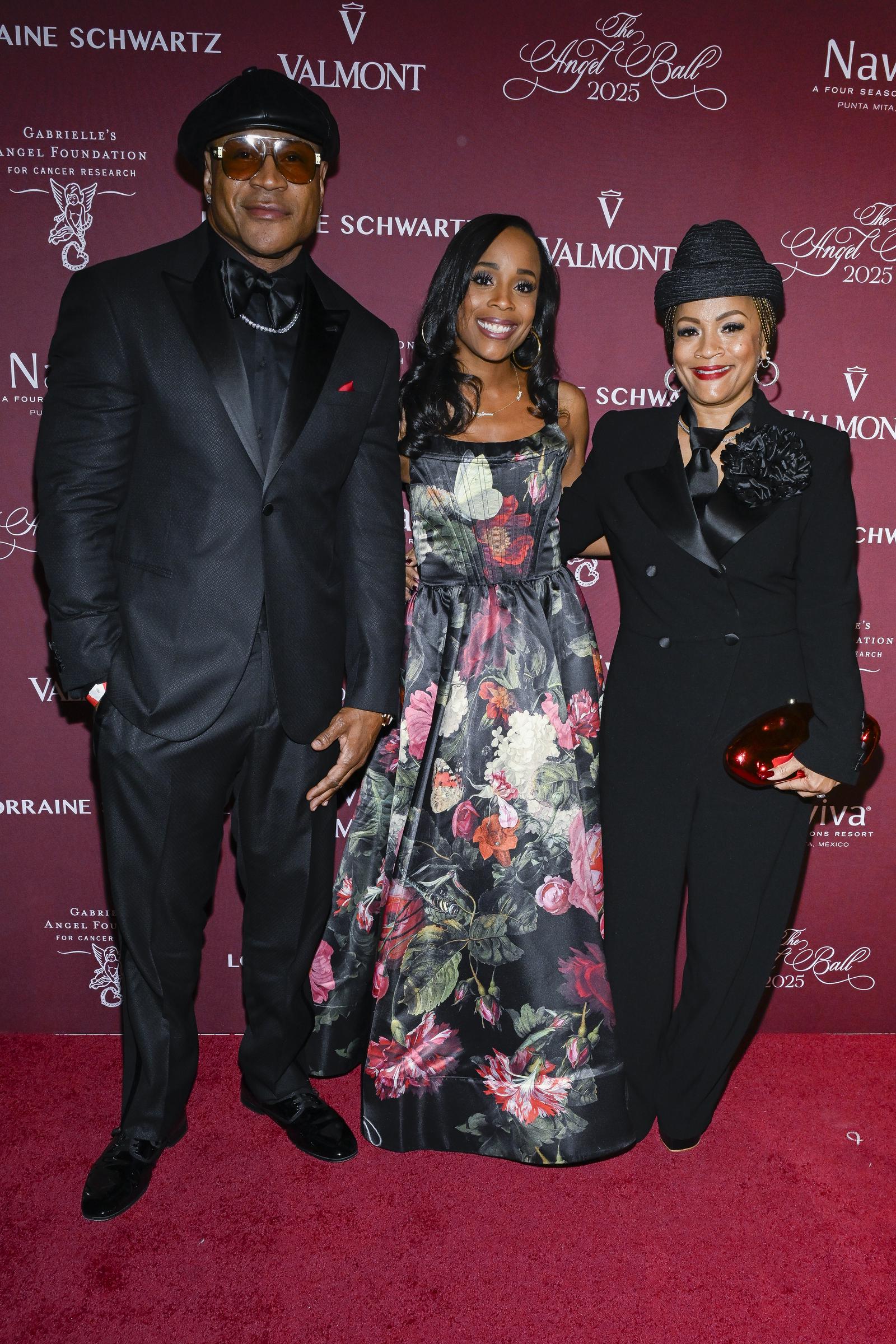 LL Cool J, Italia Anita Maria Smith, and Simone at Cipriani Wall Street on October 27, 2025 | Source: Getty Images