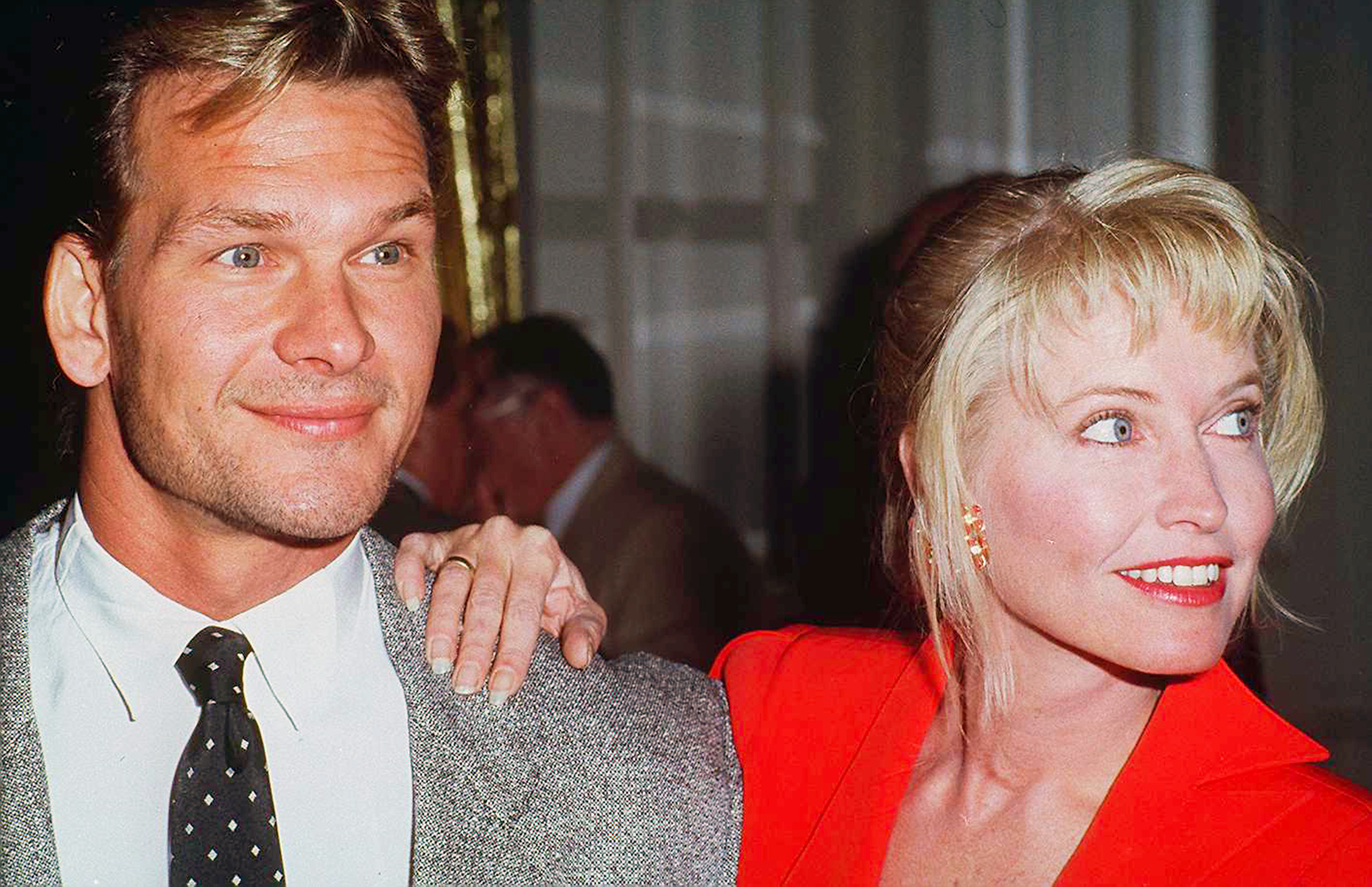 Patrick Swayze and his wife Lisa Niemi photographed in 1990 | Source: Getty Images