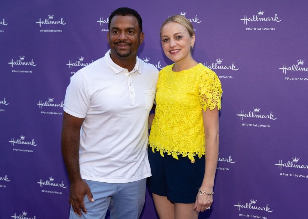 Alfonso and Angela Ribeiro at the launch party for Hallmark's "Put It Into Words" Campaign in 2018 in California | Source: Getty Images