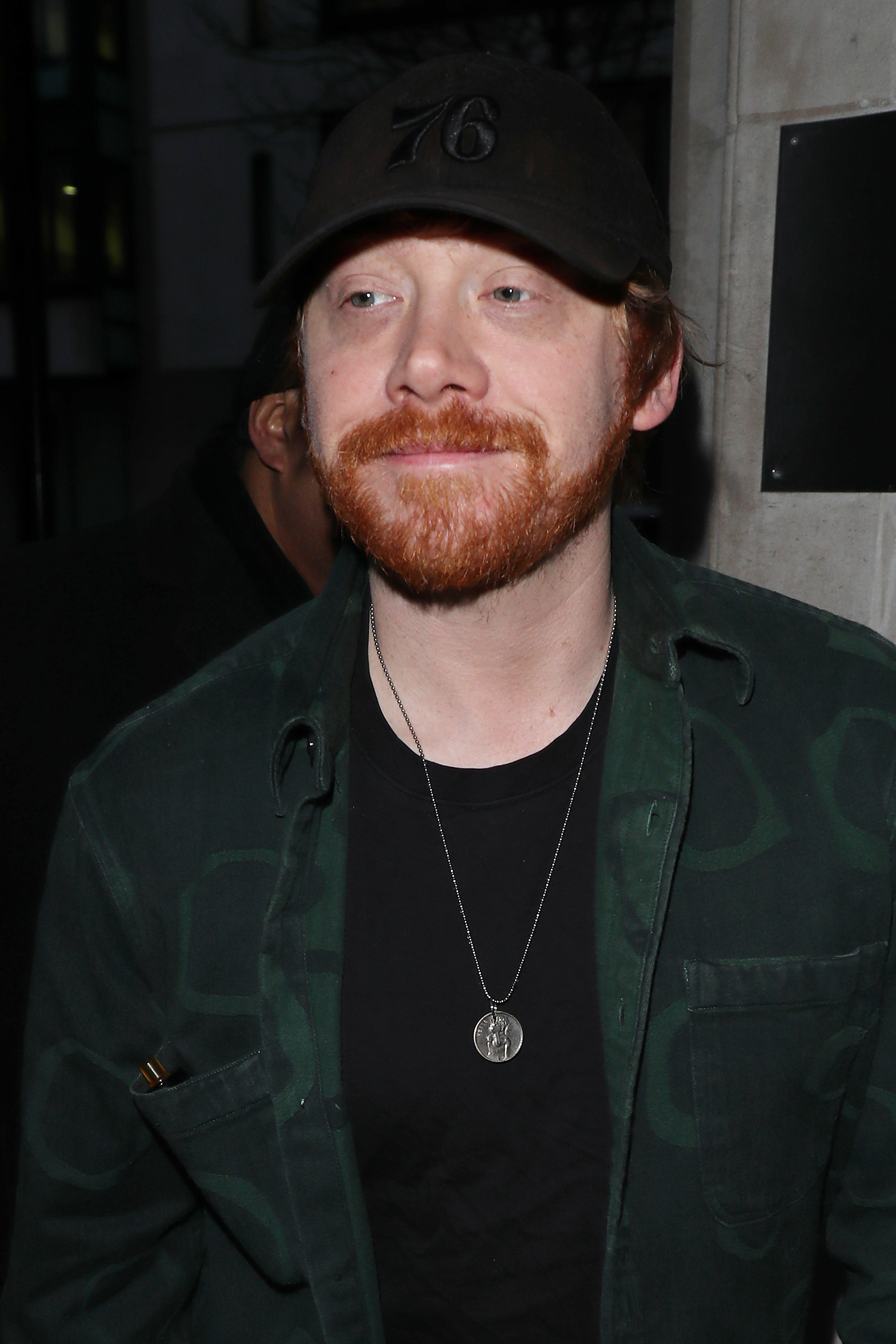 Rupert Grint at BBC Radio 2 to promote his movie "Knock at the Cabin" on January 27, 2023, in London, England | Source: Getty Images