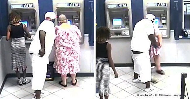 Man attacks and robs disabled woman at ATM and no one steps in to help