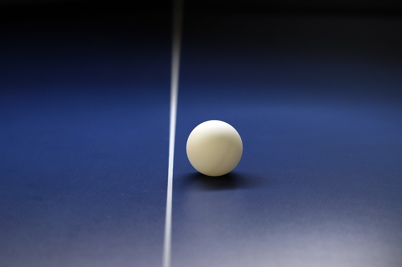 Pelota de tenis de mesa. | Foto: Pixabay