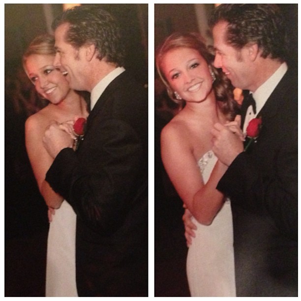Doug Pitt and his daughter from a post dated June 13, 2013. | Source: Instagram/pidney