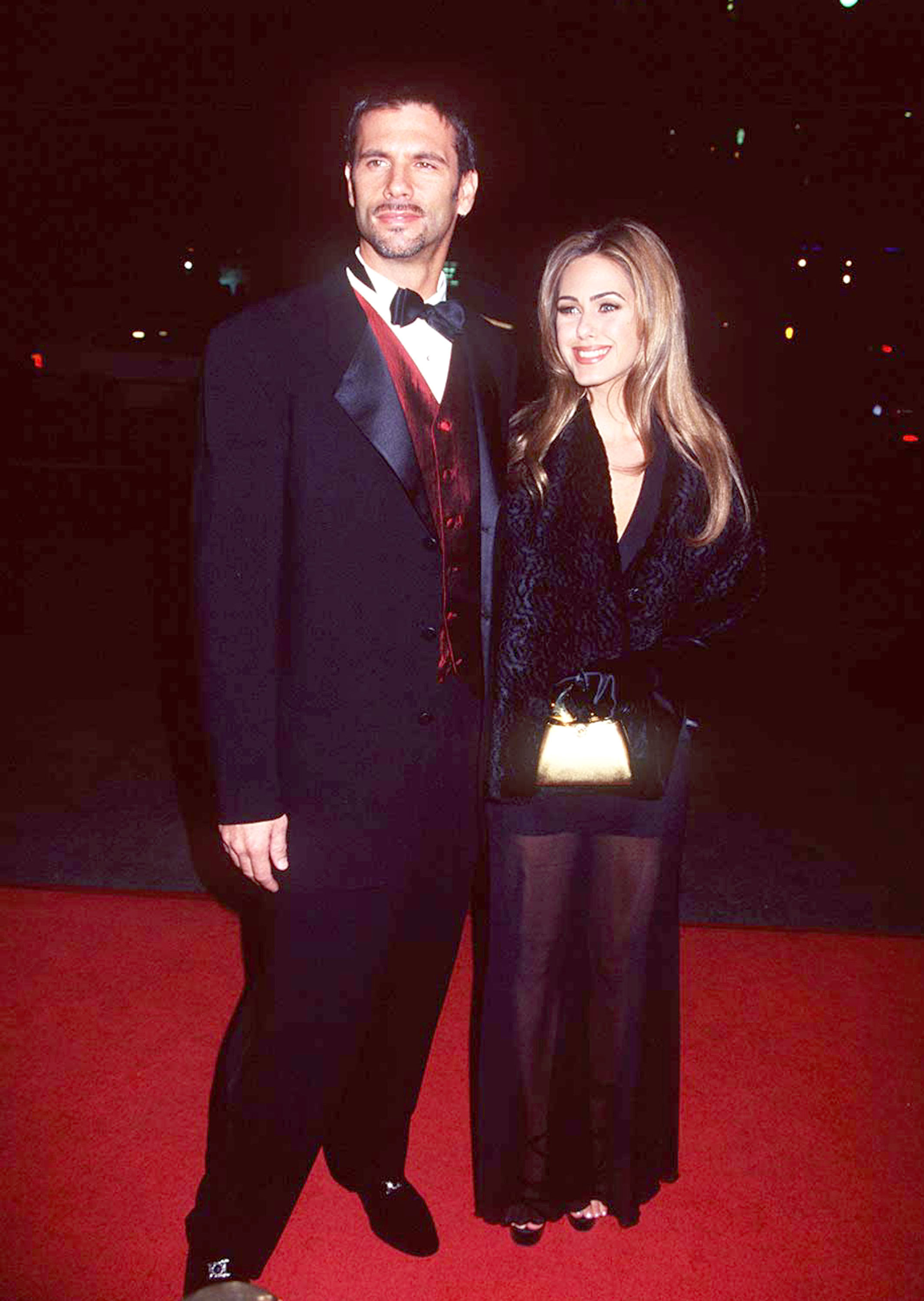 Lorenzo Lamas and Shauna Sand during the 26th Annual Nosotros Golden Eagle Awards on February 9, 1997 in Los Angeles, California | Source: Getty Images