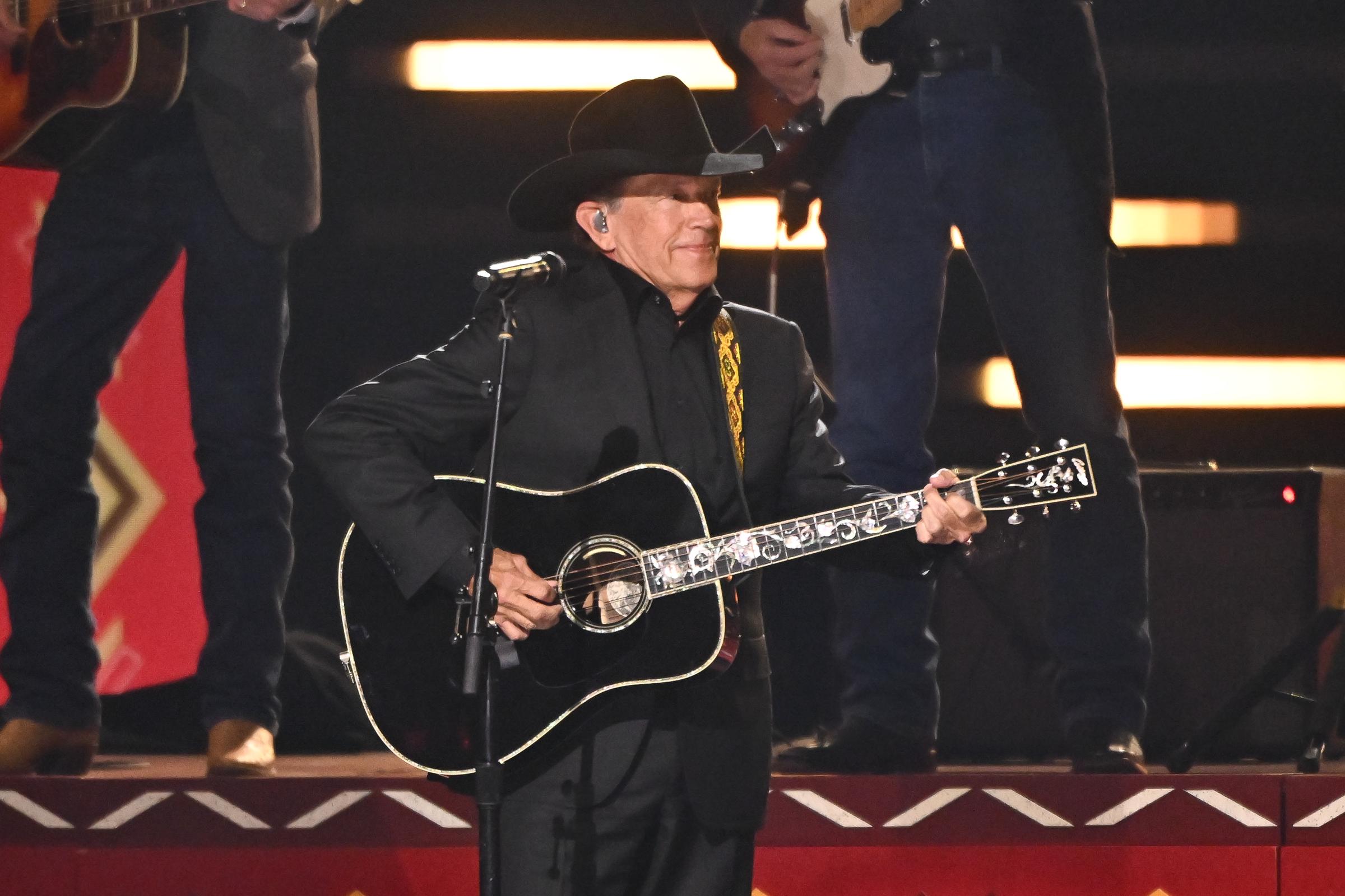 George Strait performs onstage at The 58th Annual CMA Awards on November 20, 2024, in Nashville, Tennessee. | Source: Getty Images