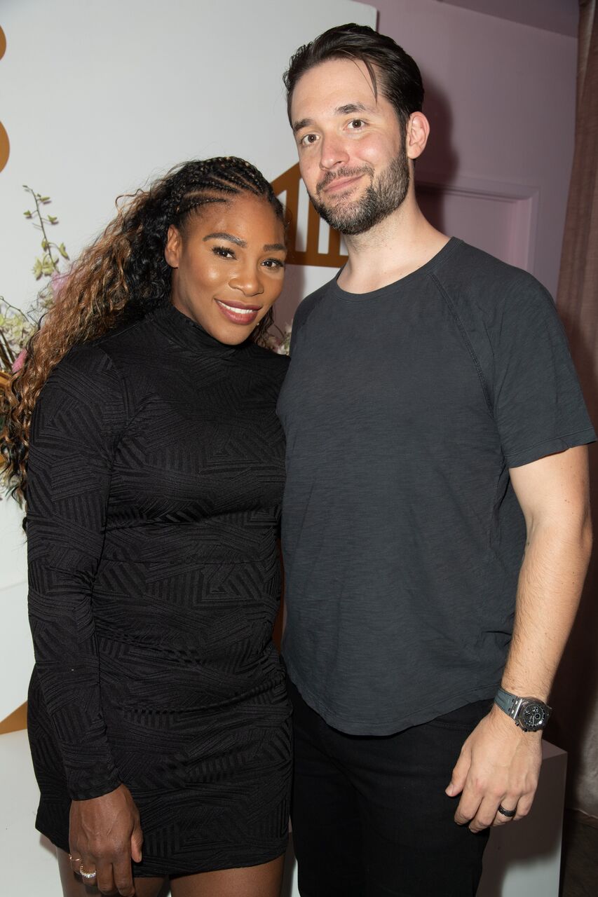 Serena Williams and husband, Alexis Ohanian at a pop-up event for The Serena Collection in November 2018. | Source: Getty Images