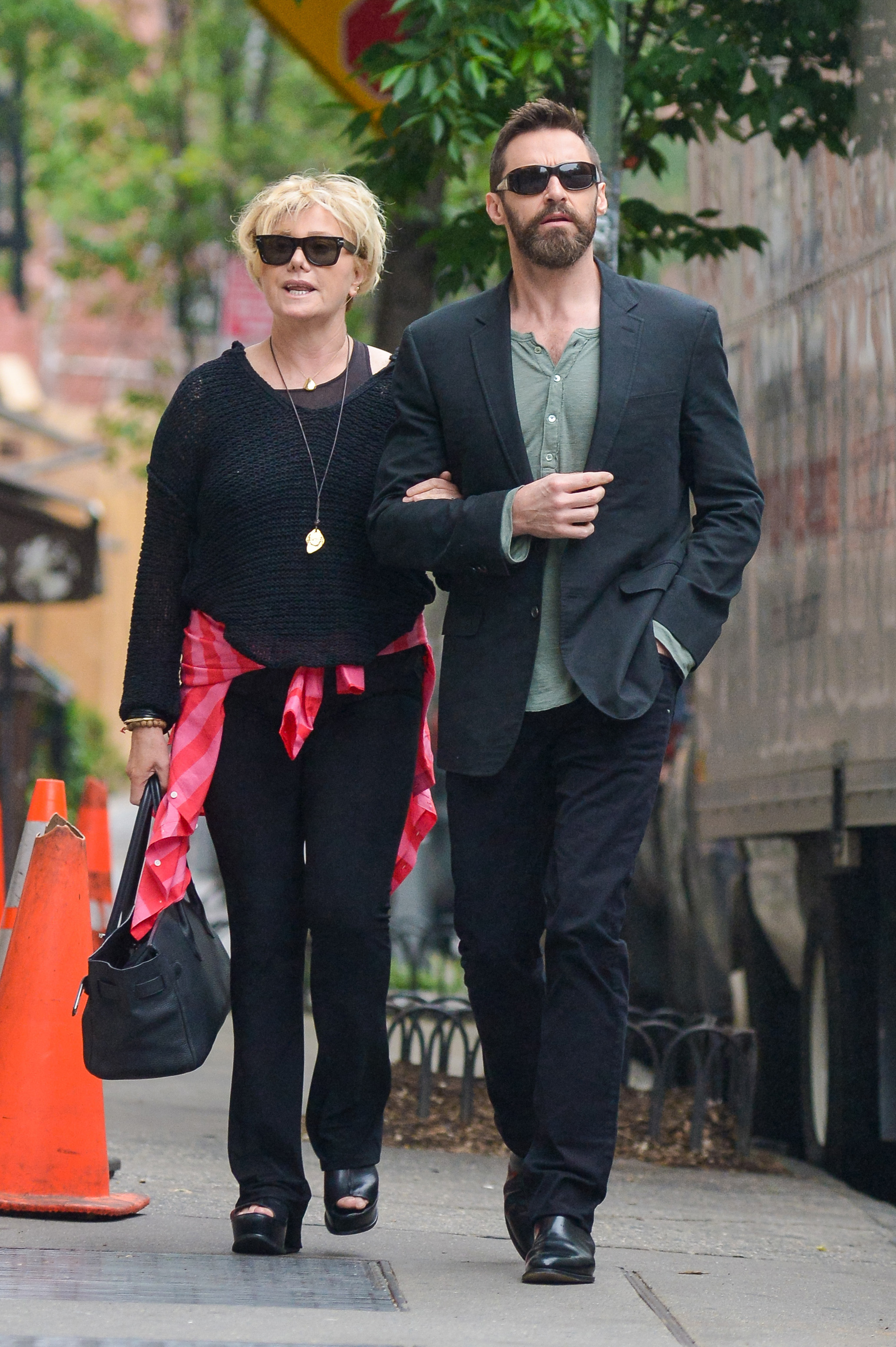 Hugh Jackman and Deborra-Lee Furness in New York City in 2014 | Source: Getty Images
