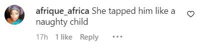 A comment left under the video of Princess Kate tapping Prince William's bottom at the 2023 BAFTAs | Source: instagram.com/voguemagazine/   