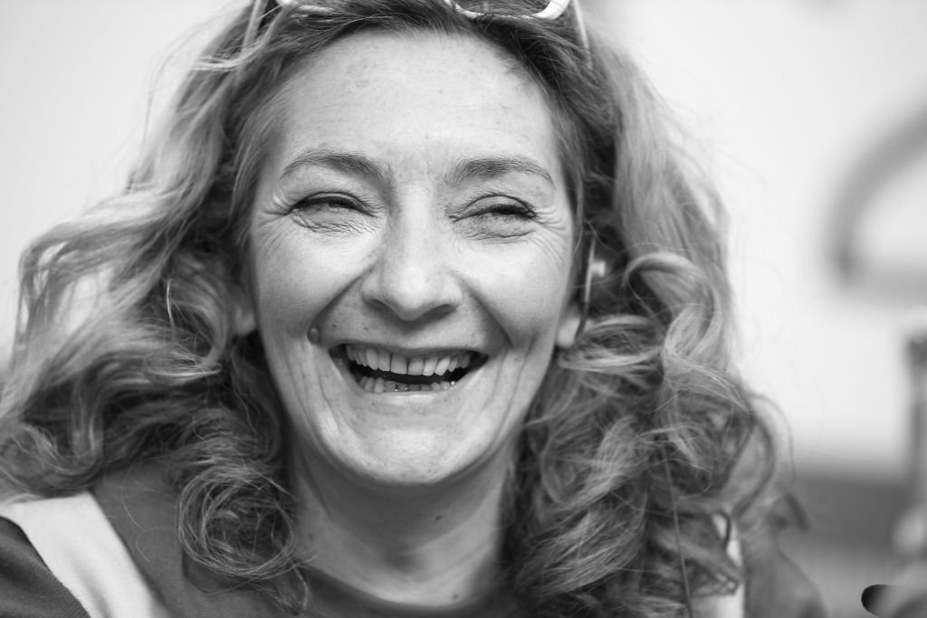 Corinne Masiero à l'hôtel Grand Hyatt le 24 février 2020 à Berlin, en Allemagne. | Photo : Getty Images