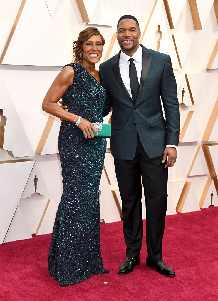 Robin Roberts and Michael Strahan attend the 92nd Annual Academy Awards,2020: Photo: Getty Images